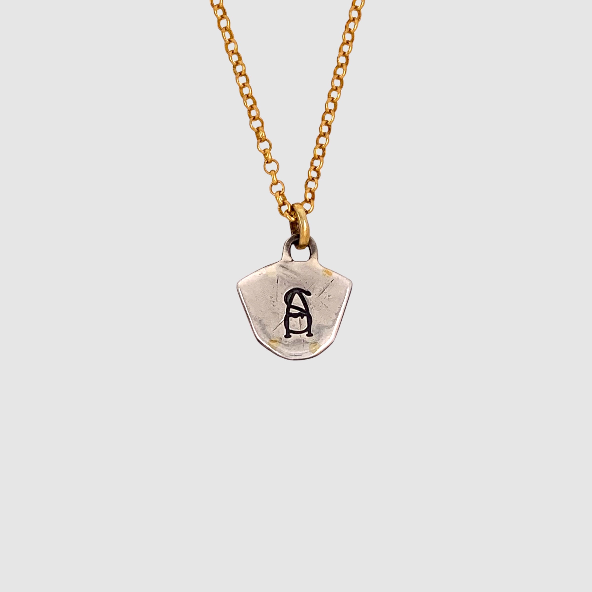 HEIRLOOM CLAW PENDANT // NECKLACE //  HEXAGON TURQUOISE