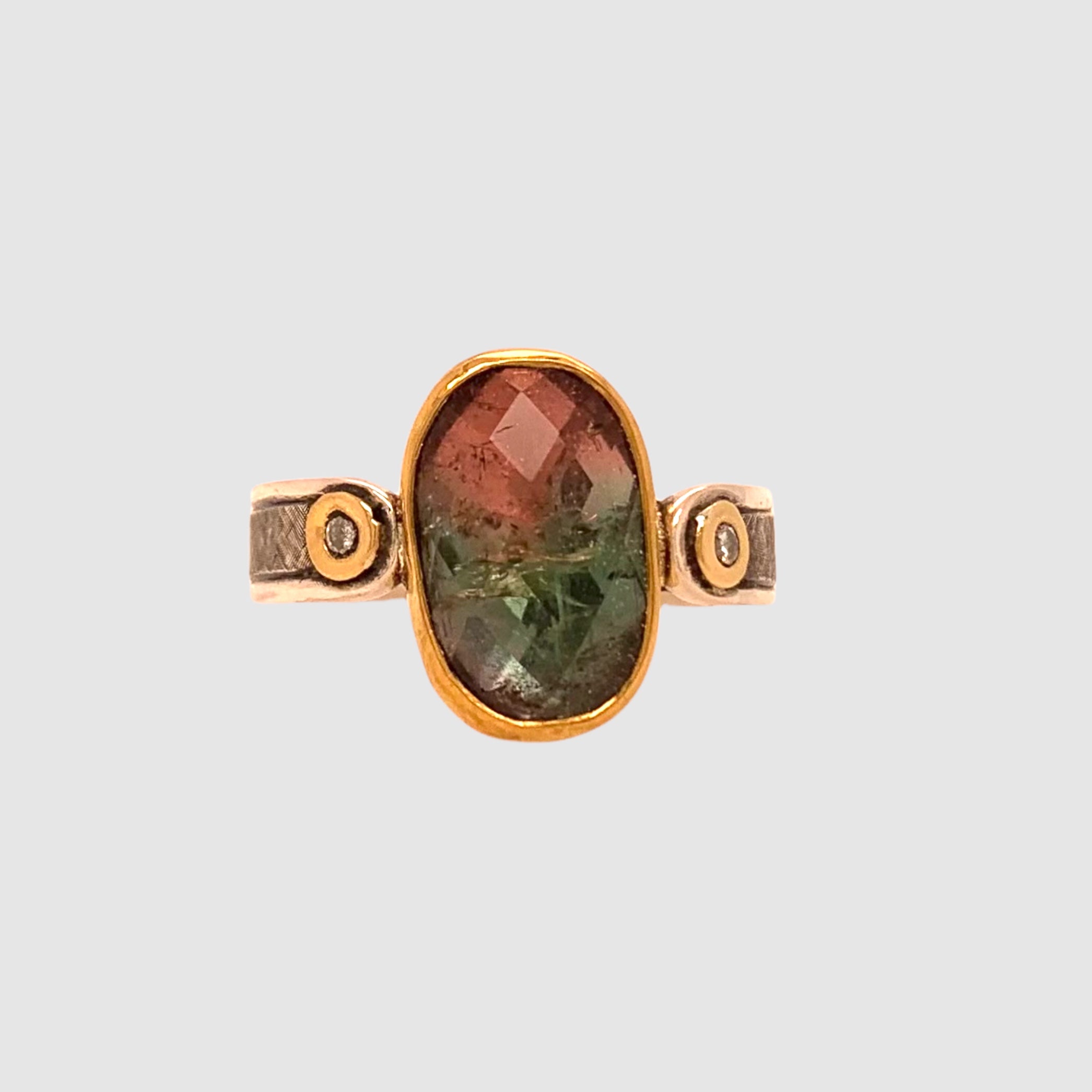 HEIRLOOM RING // FLORENTINA // WATERMELON TOURMALINE