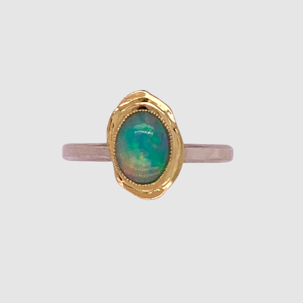 HEIRLOOM RING // SIMPLE // SILVER // GOLD // OPAL