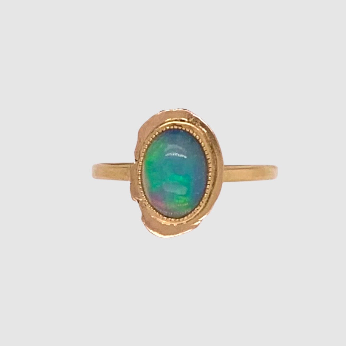 HEIRLOOM RING // SIMPLE // GOLD // OPAL