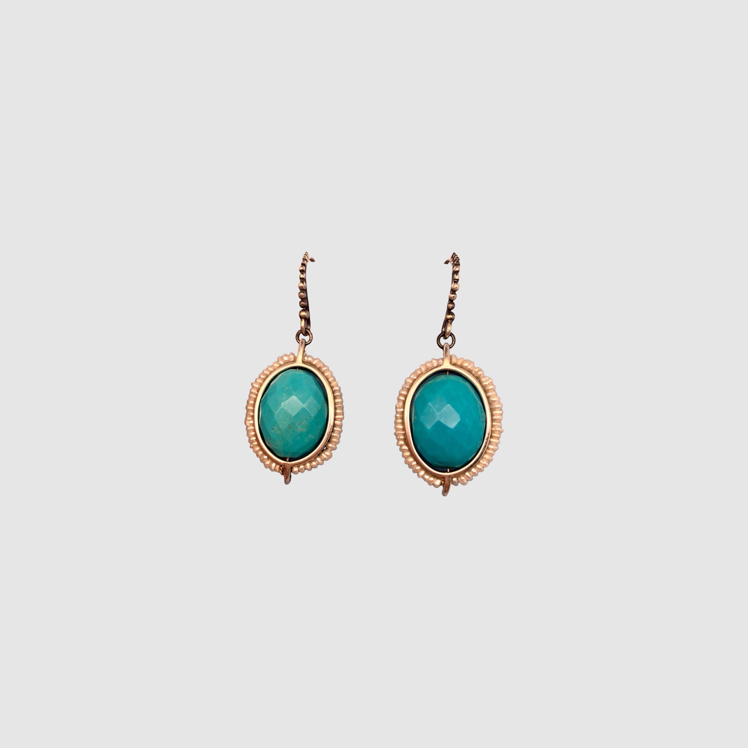 HEIRLOOM EARRINGS // TURQUOISE // PEARL