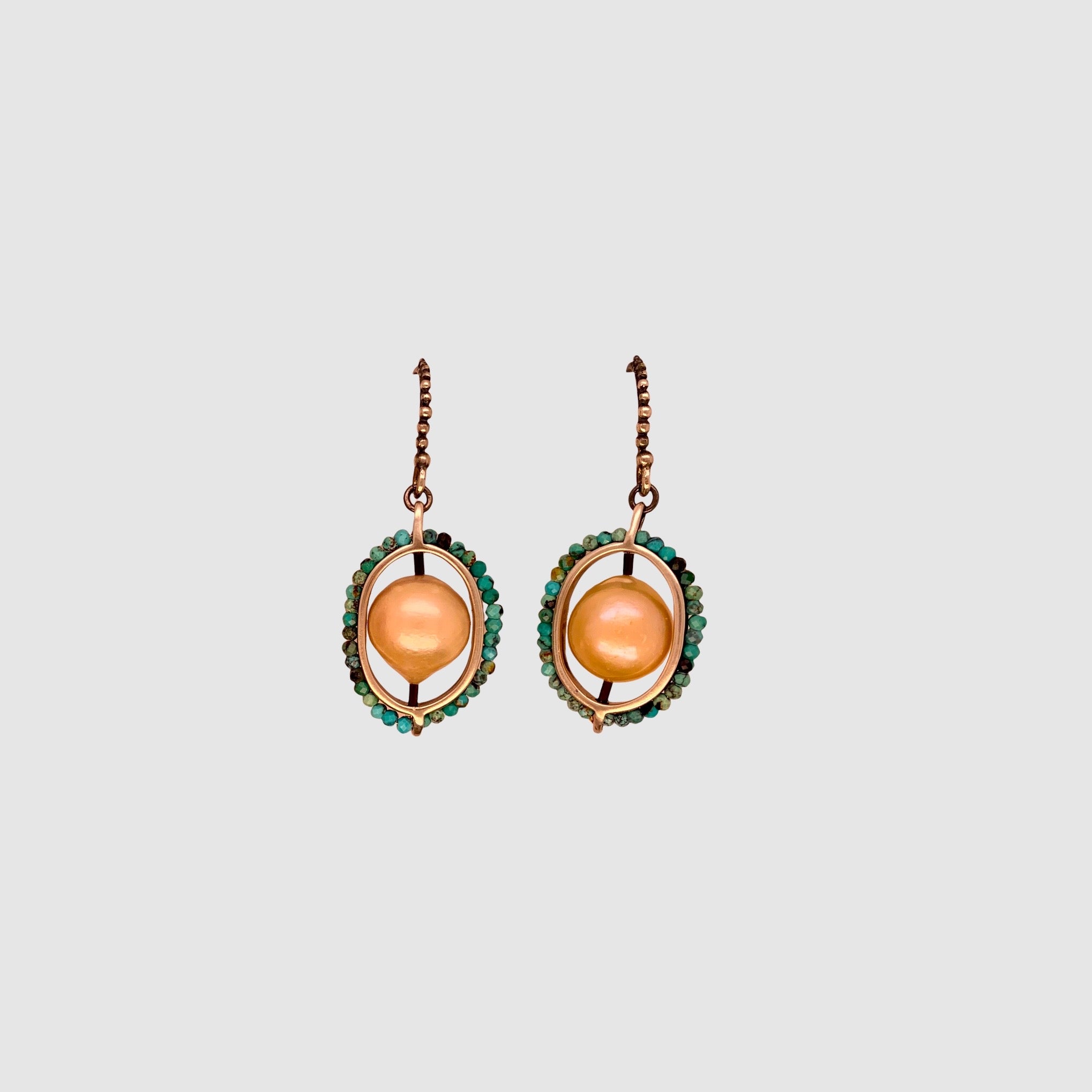 HEIRLOOM EARRINGS // PEARL // TURQUOISE