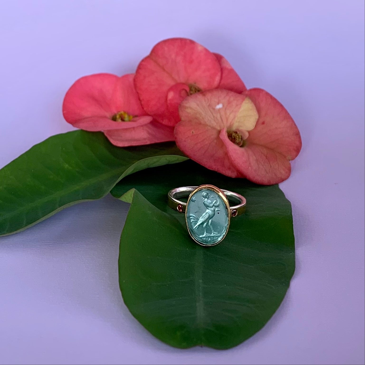 INTAGLIO // RING // LIGHT BLUE // SIREN