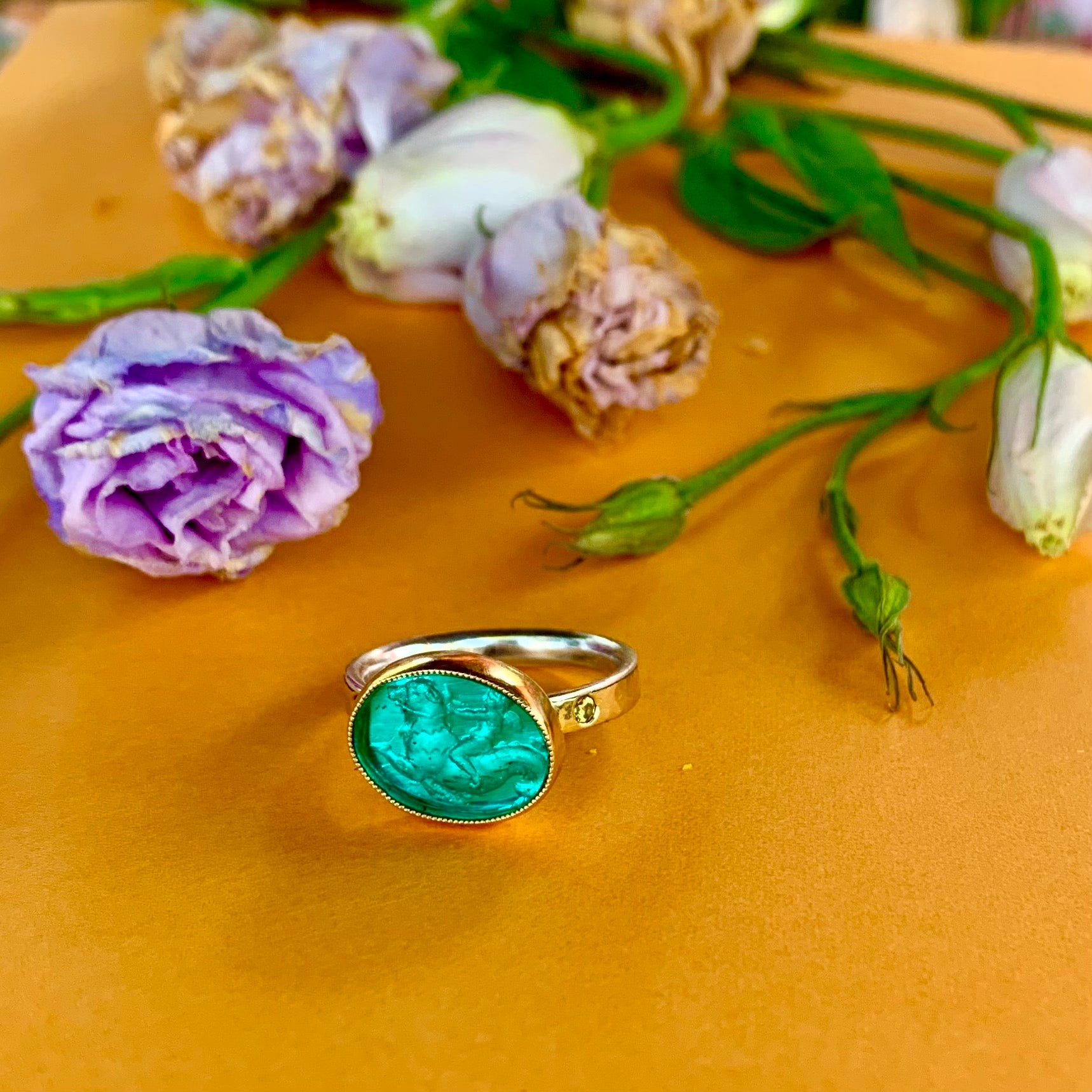 INTAGLIO // RING // TURQUOISE // CUPID