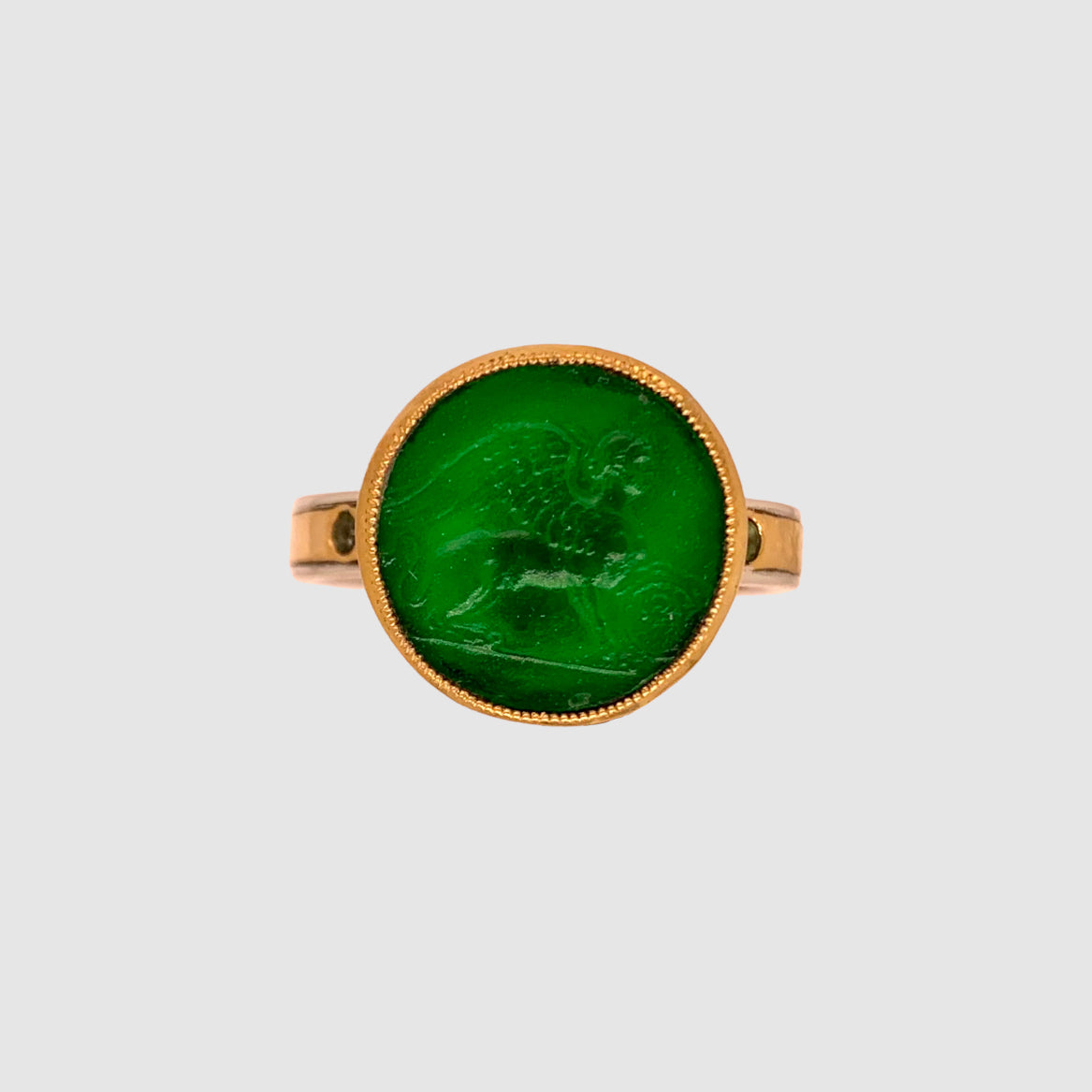 INTAGLIO // RING // GREEN // SPHINX