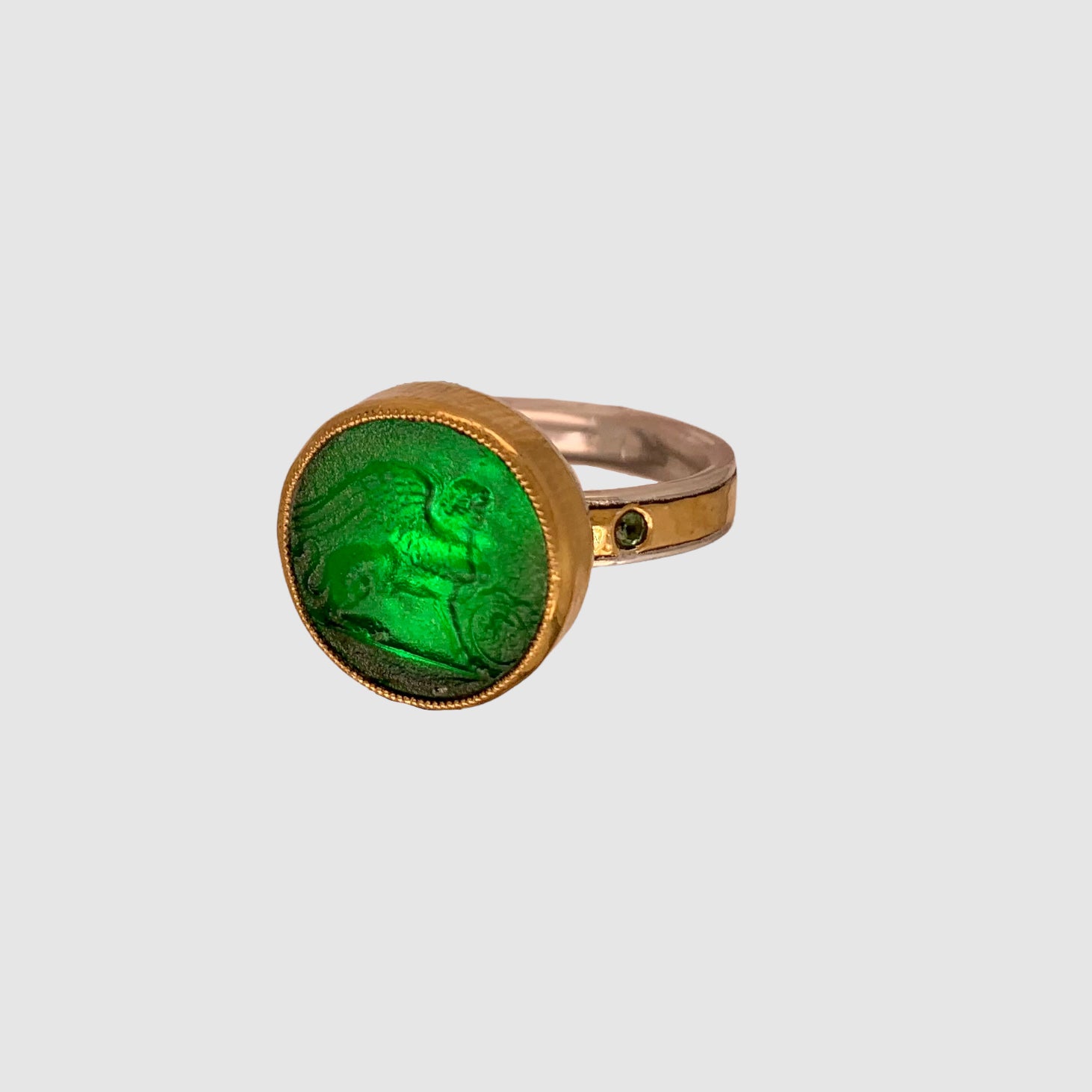 INTAGLIO // RING // GREEN // SPHINX