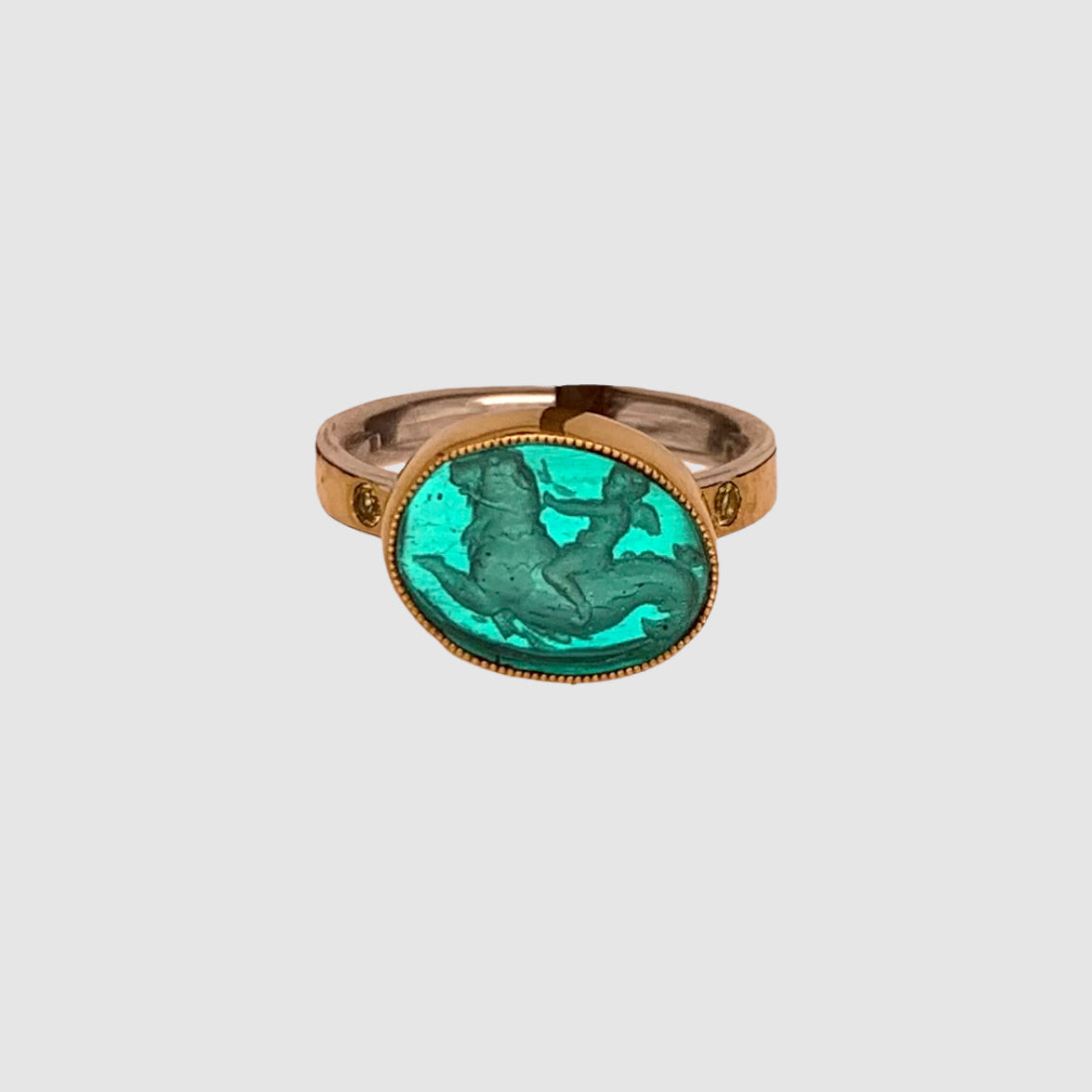 INTAGLIO // RING // TURQUOISE // CUPID