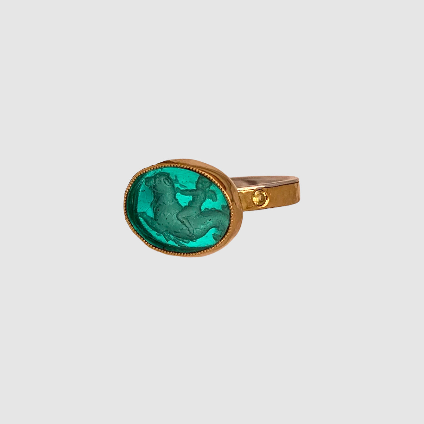 INTAGLIO // RING // TURQUOISE // CUPID