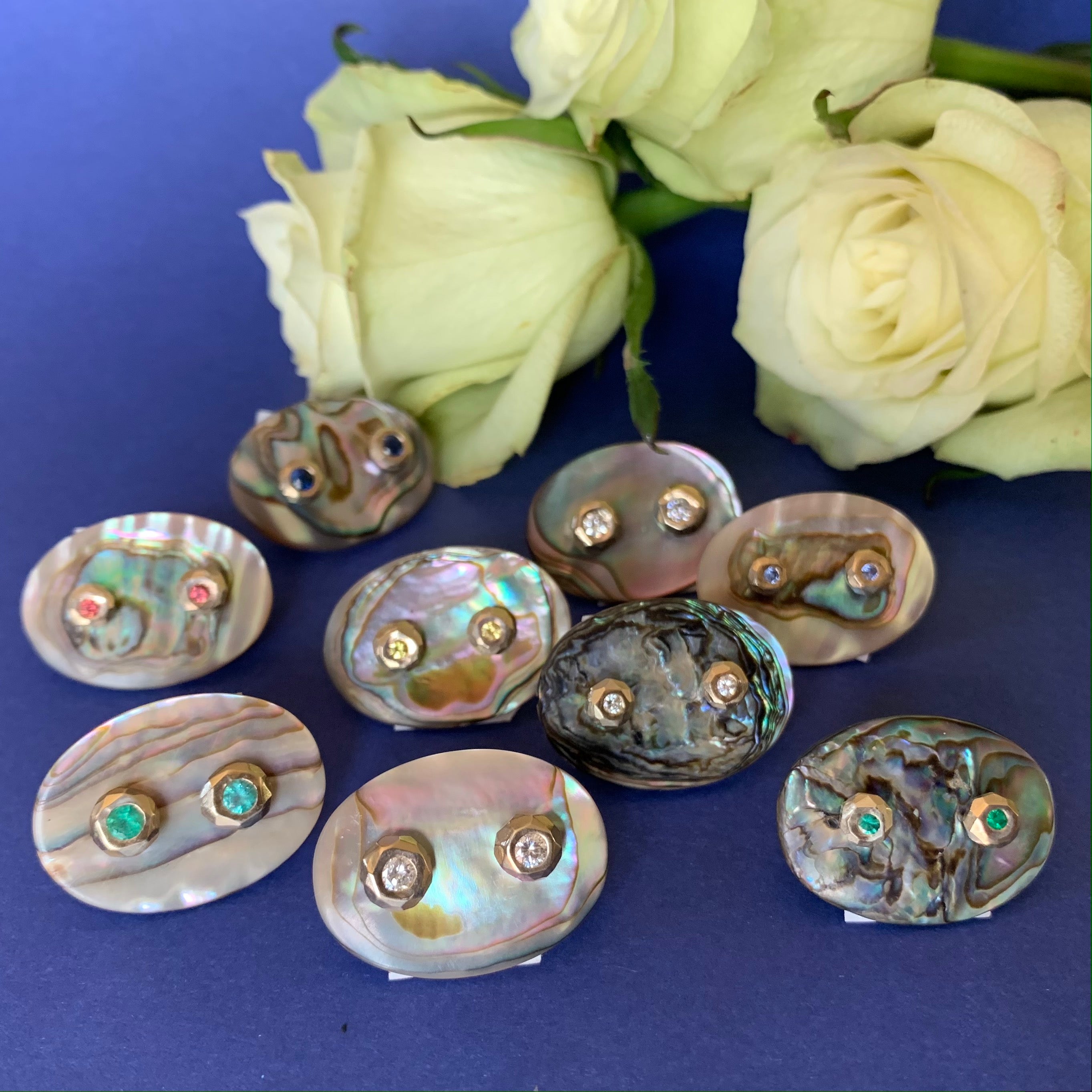 LARGE // STUD EARRINGS // RECYCLED DIAMONDS