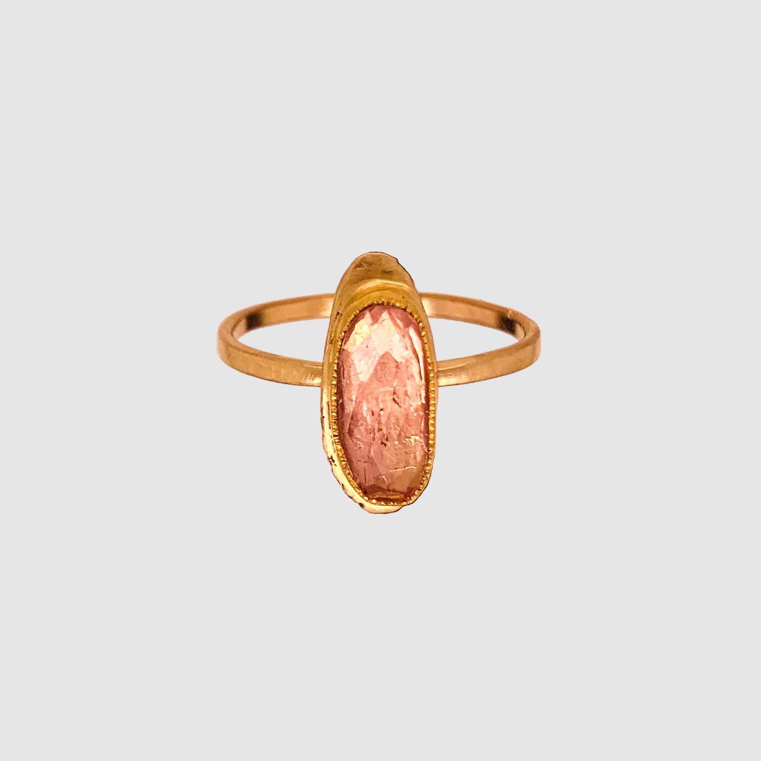 HEIRLOOM RING // SIMPLE // GOLD // SMALL PRECIOUS TOPAZ