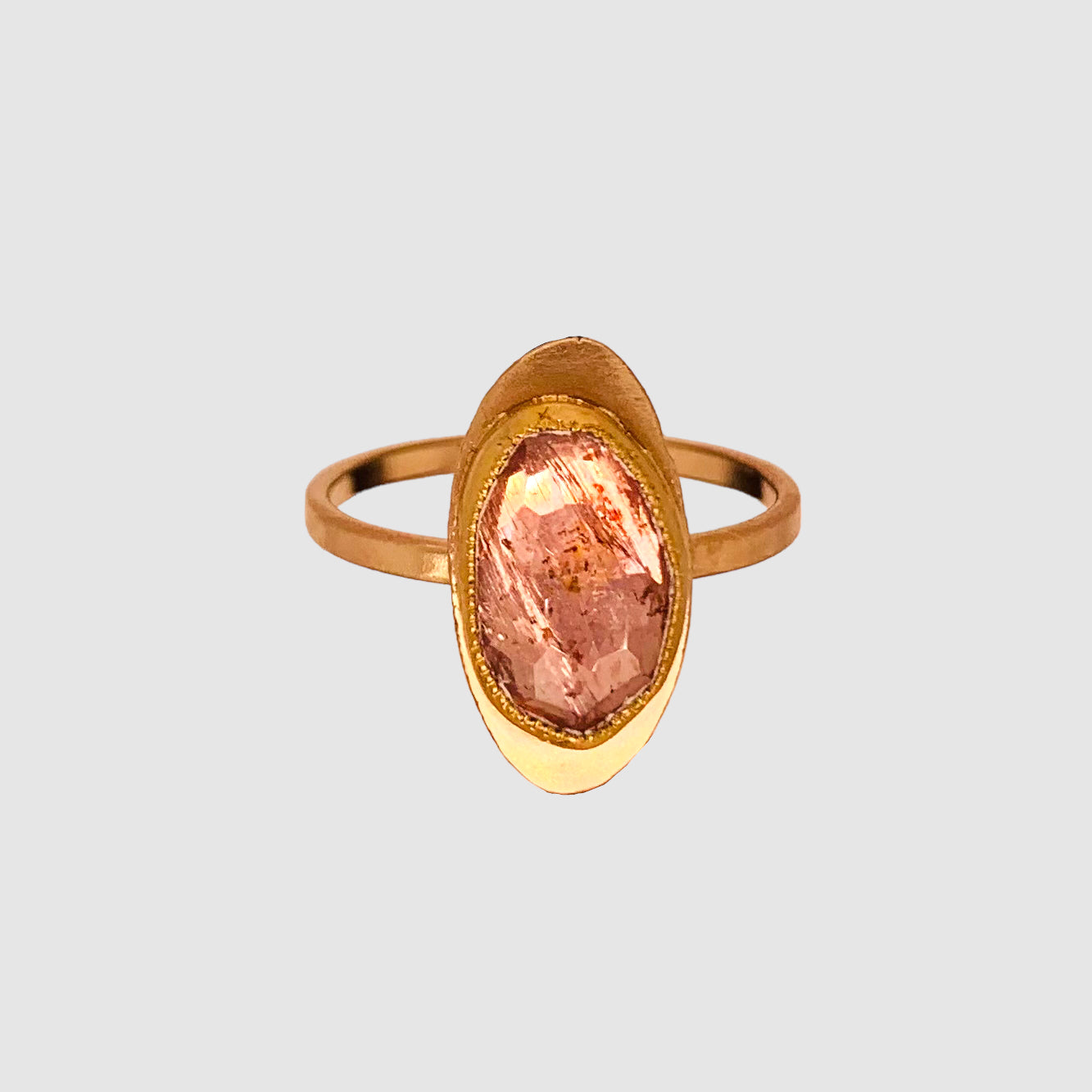 HEIRLOOM RING // SIMPLE // GOLD // PRECIOUS TOPAZ