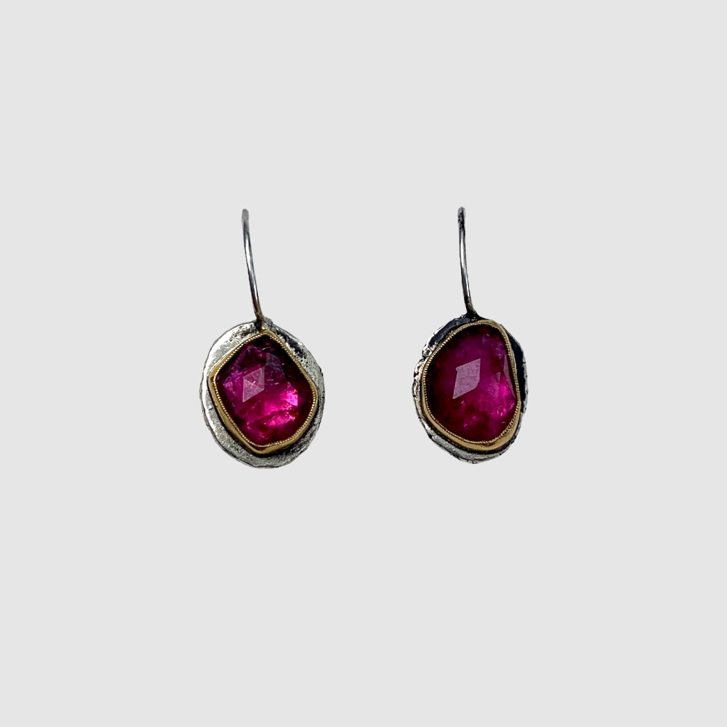 VIOLA // PINK TOURMALINE EARRINGS