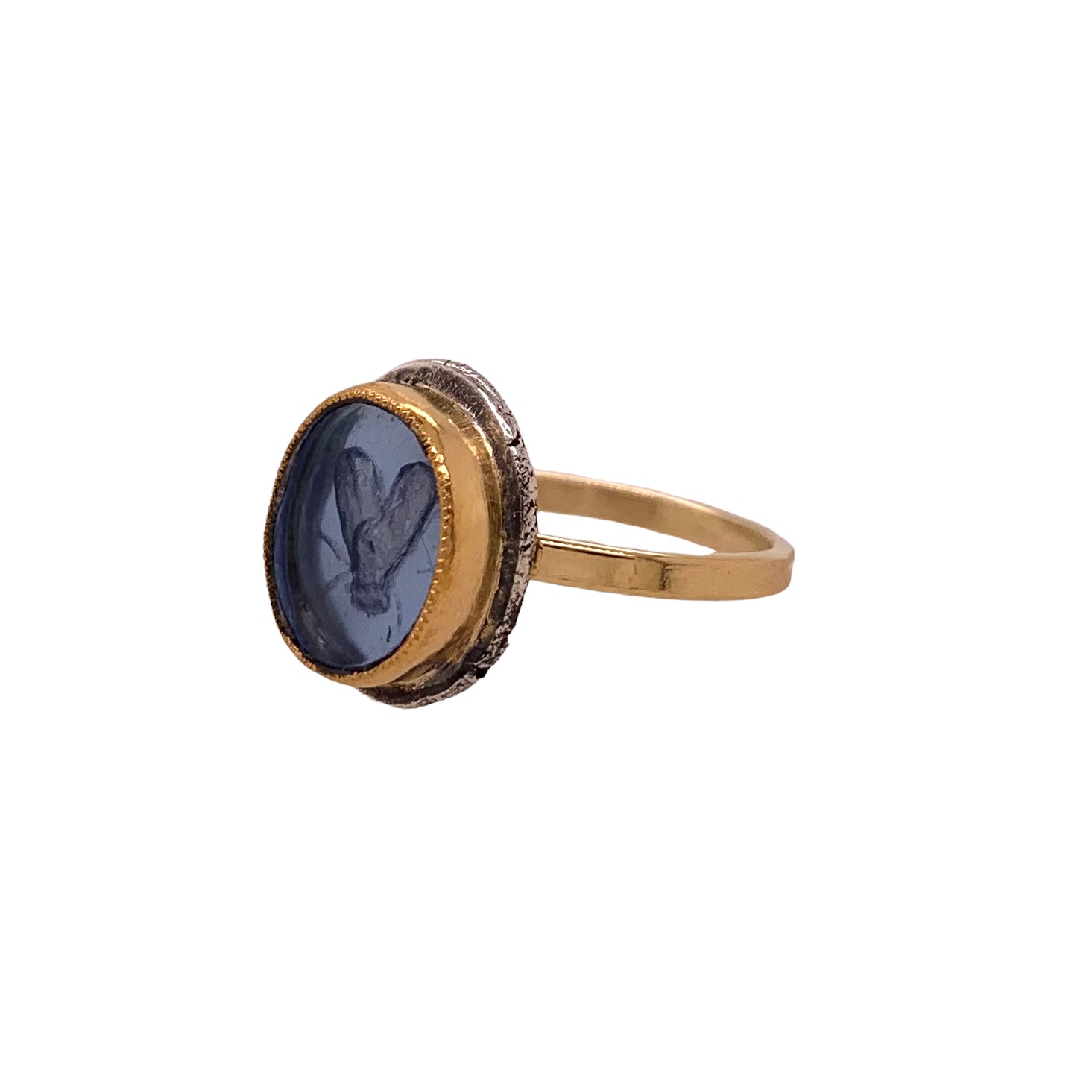 INTAGLIO // RING //  BLUE // SACRED BEE