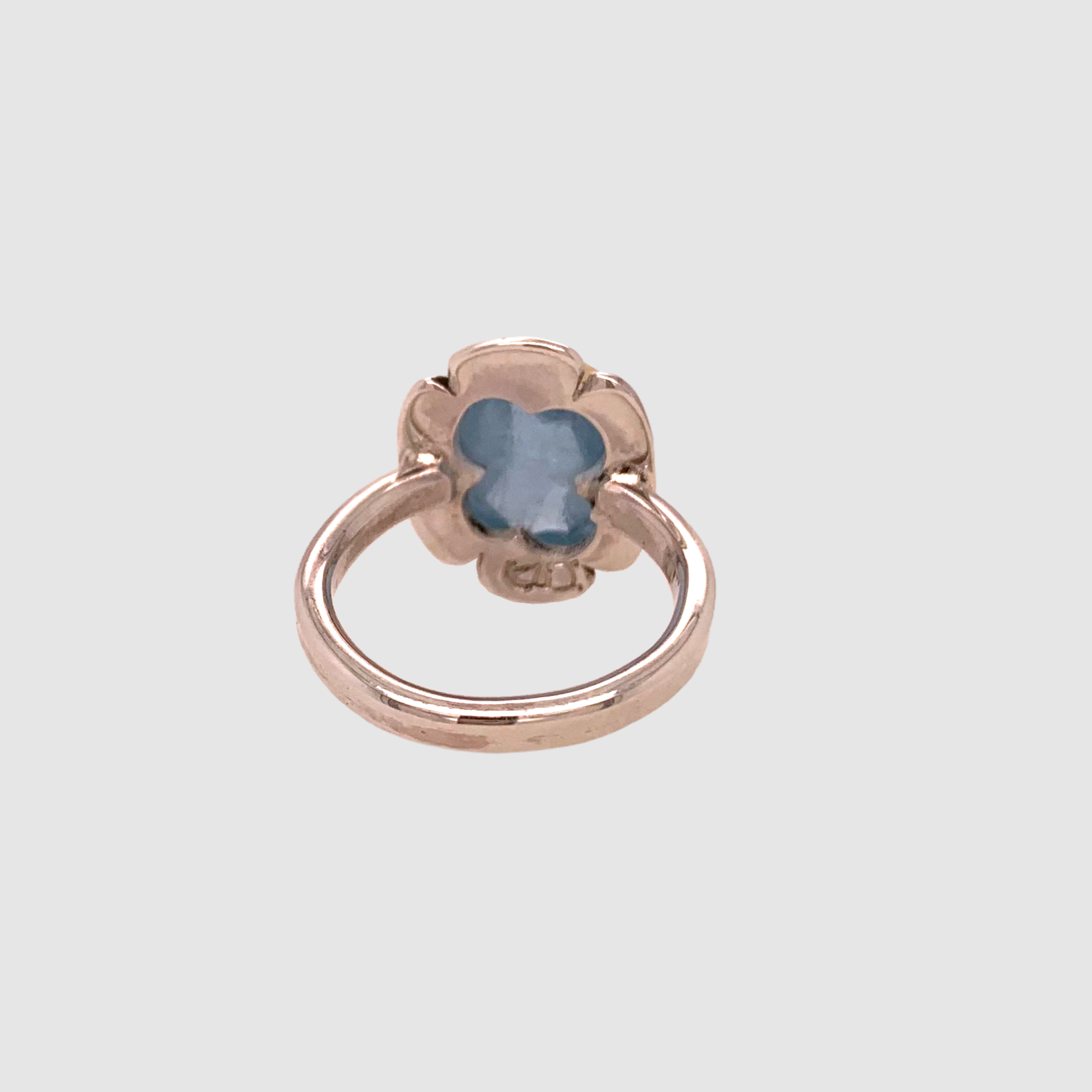 HEIRLOOM RING // FLOWER // ROSECUT AQUAMARINE