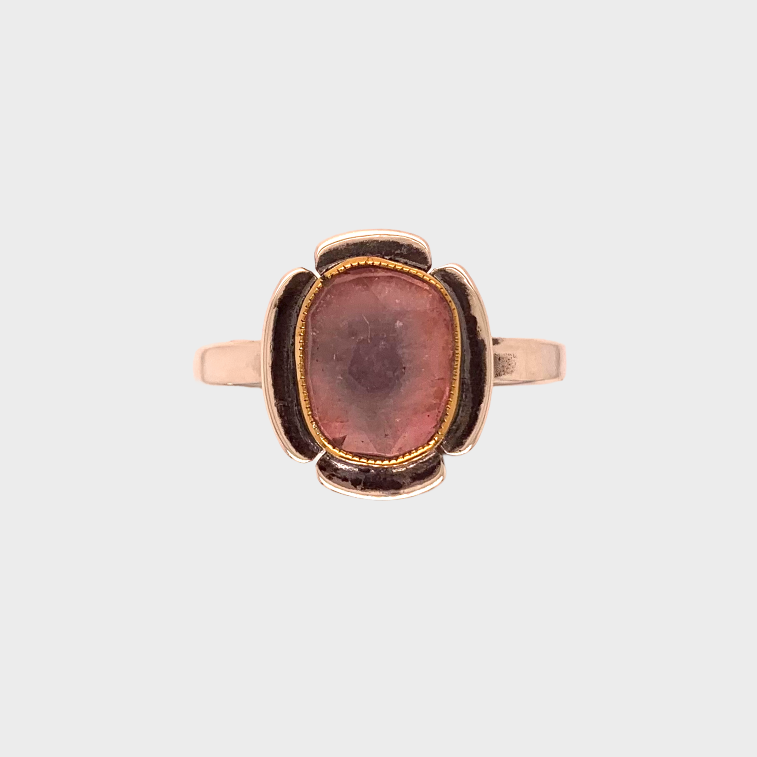 HEIRLOOM RING // FLOWER // PURPLE PINK TOURMALINE