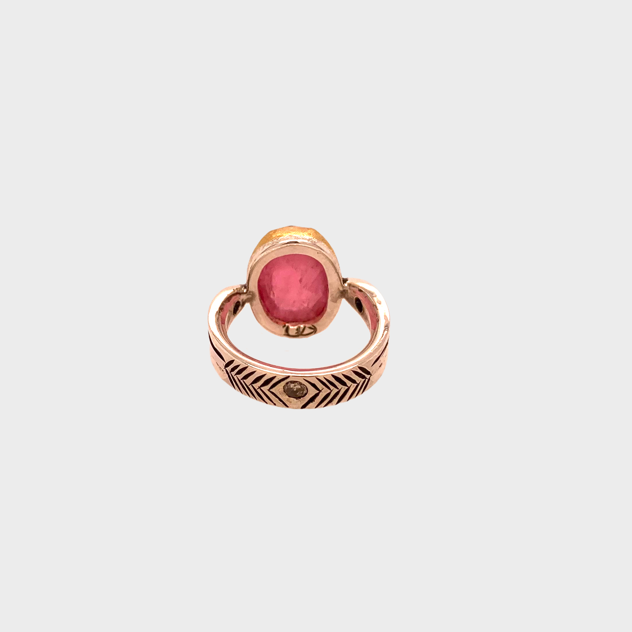 ARROW RING // PINK TOURMALINE