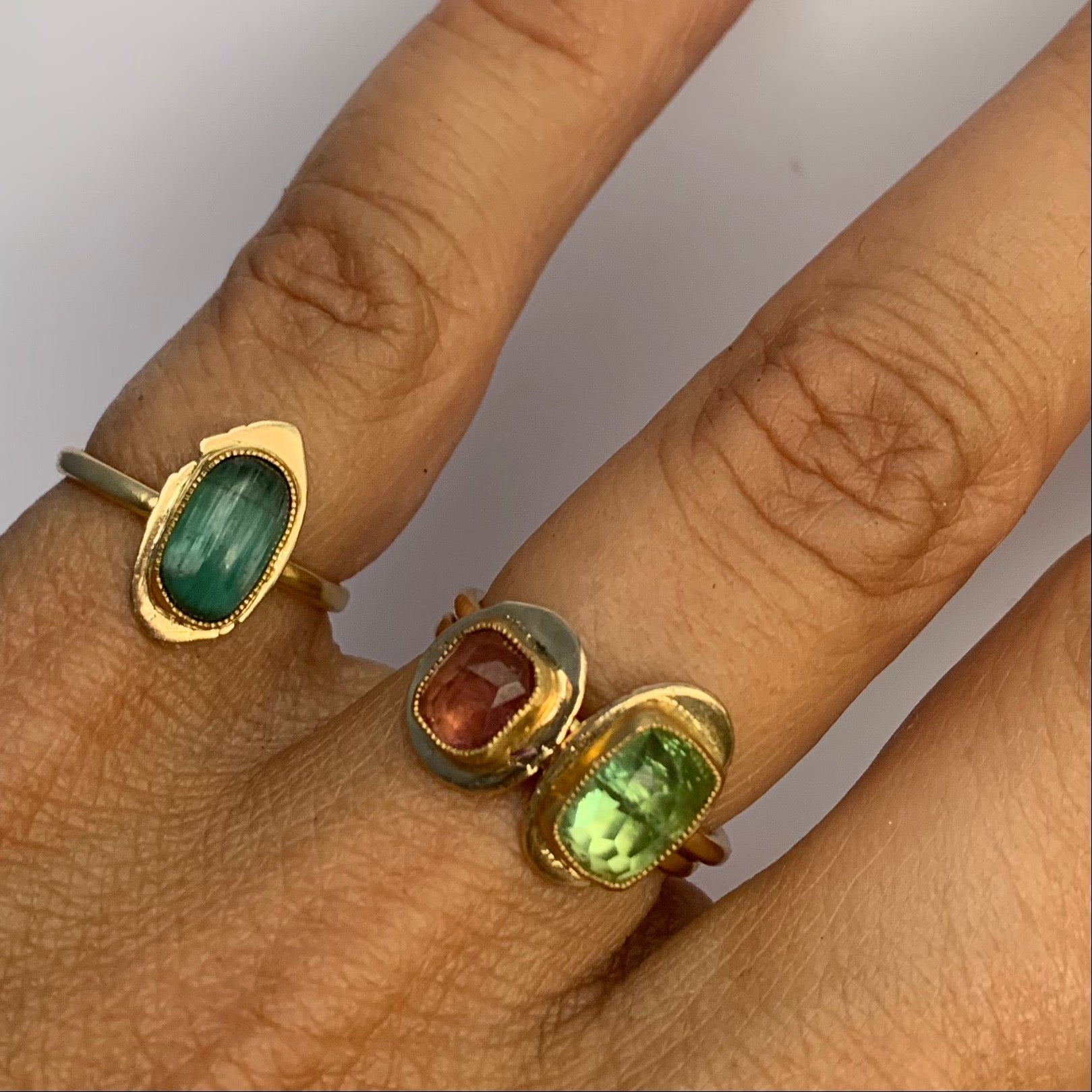 HEIRLOOM RING // SIMPLE // GOLD // PINK TOURMALINE