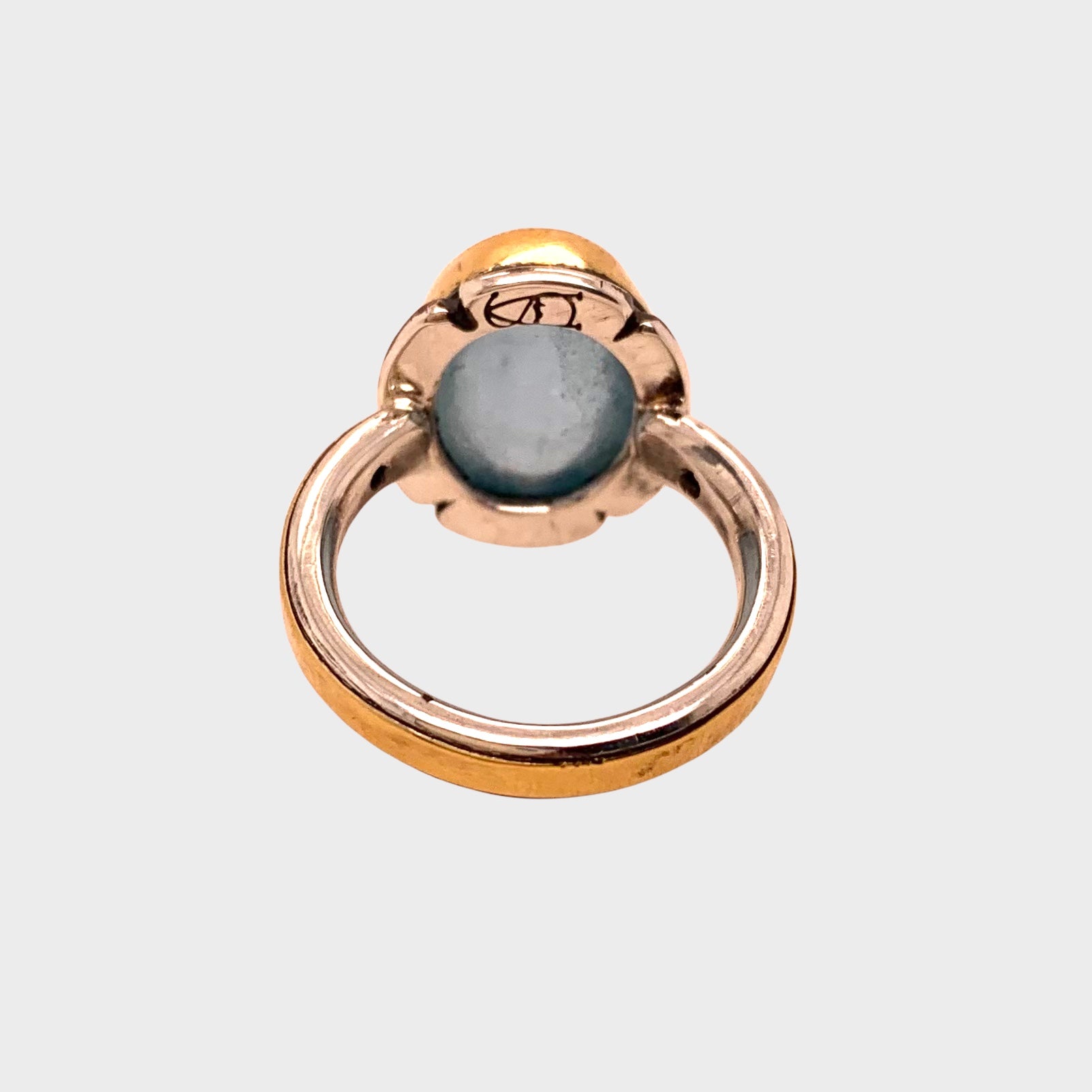 HEIRLOOM RING // FLOWER // AQUAMARINE