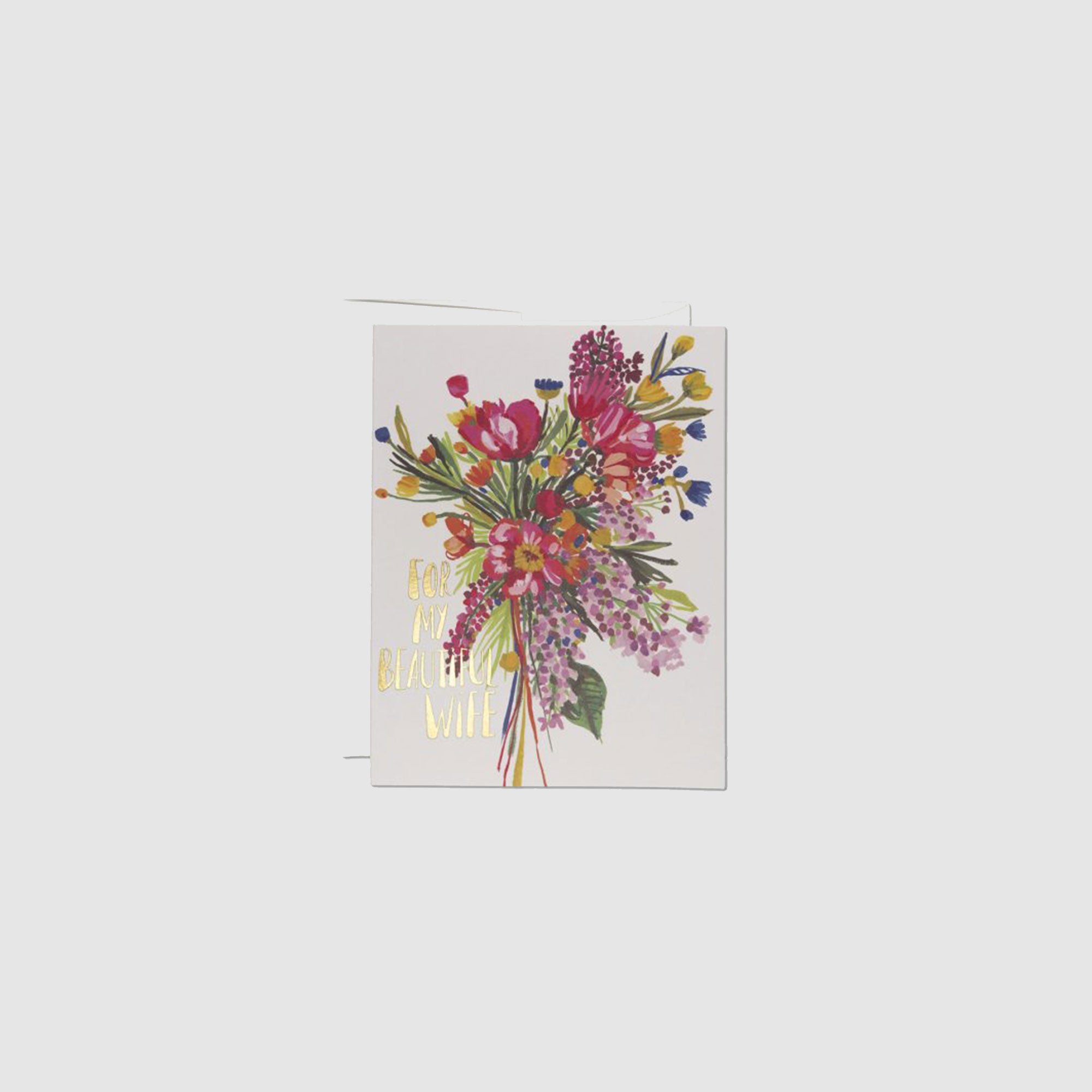 REDCAP CARDS // BEAUTIFUL WIFE LETTERPRESS CARD