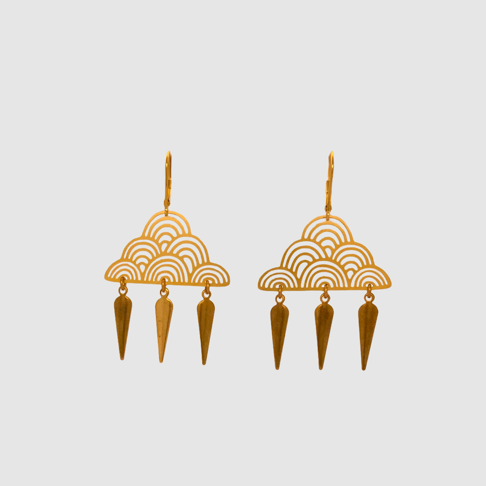 DELUXE BRASS EARRINGS // MONSOON