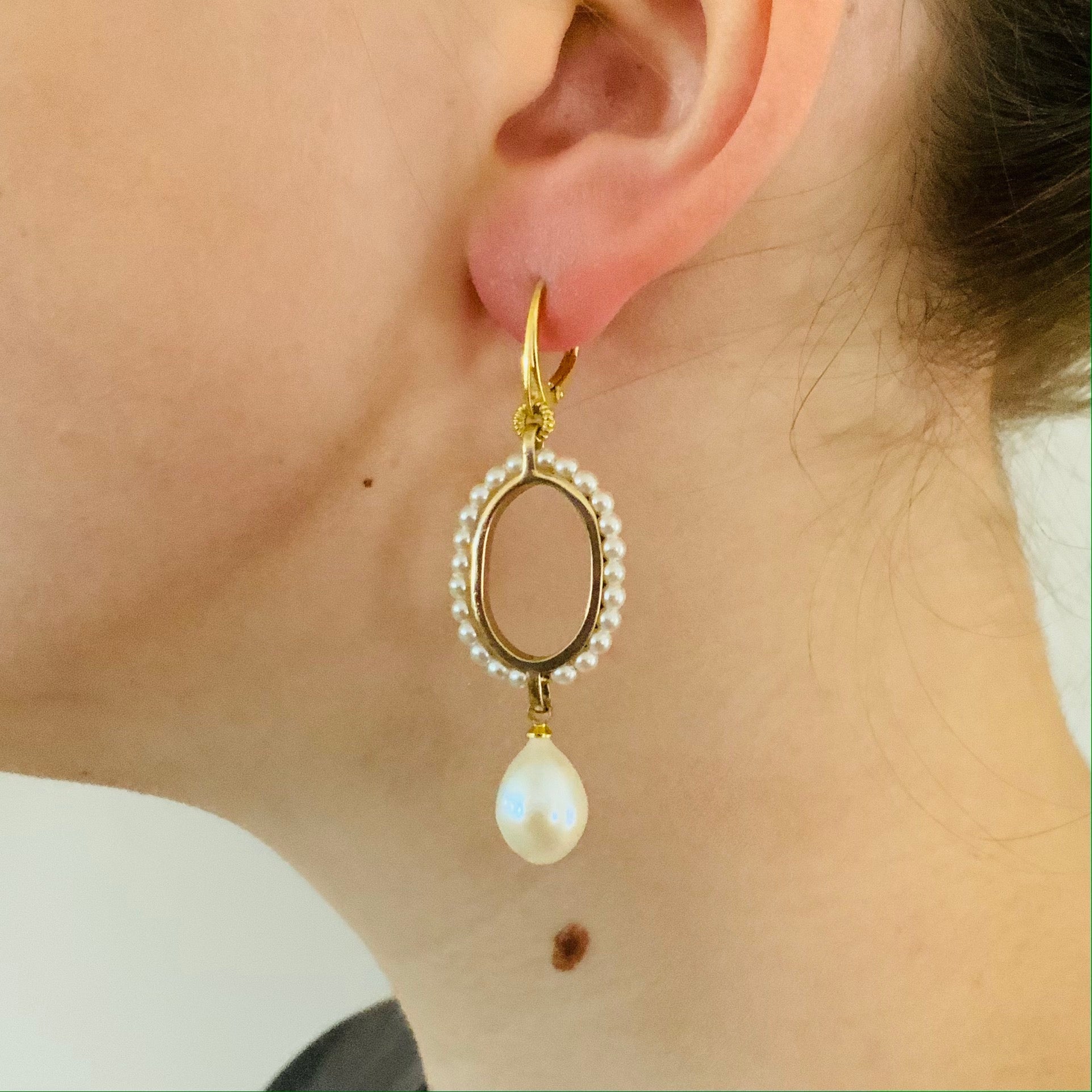 HEIRLOOM EARRINGS // SEED PEARLS // PEARL DROP