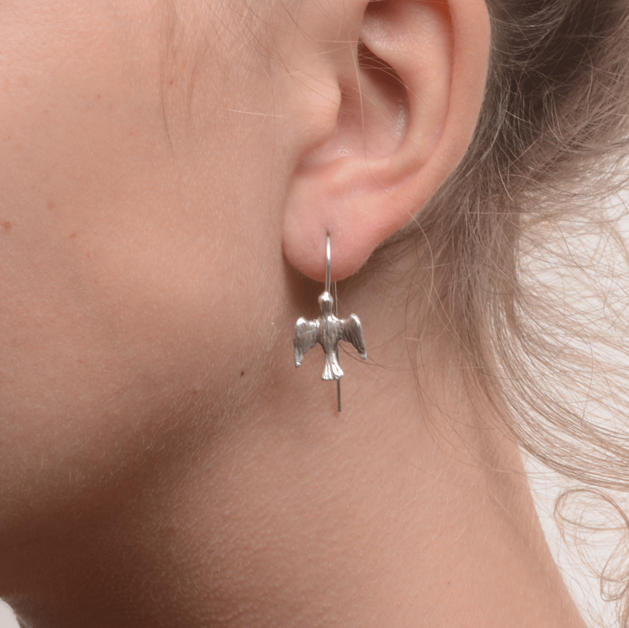 BIRD IN FLIGHT // SILVER EARRINGS