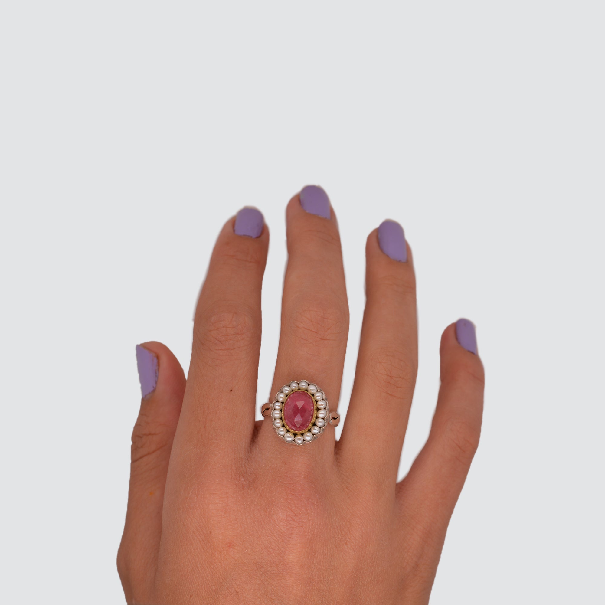 HEIRLOOM RING //  PINK TOURMALINE