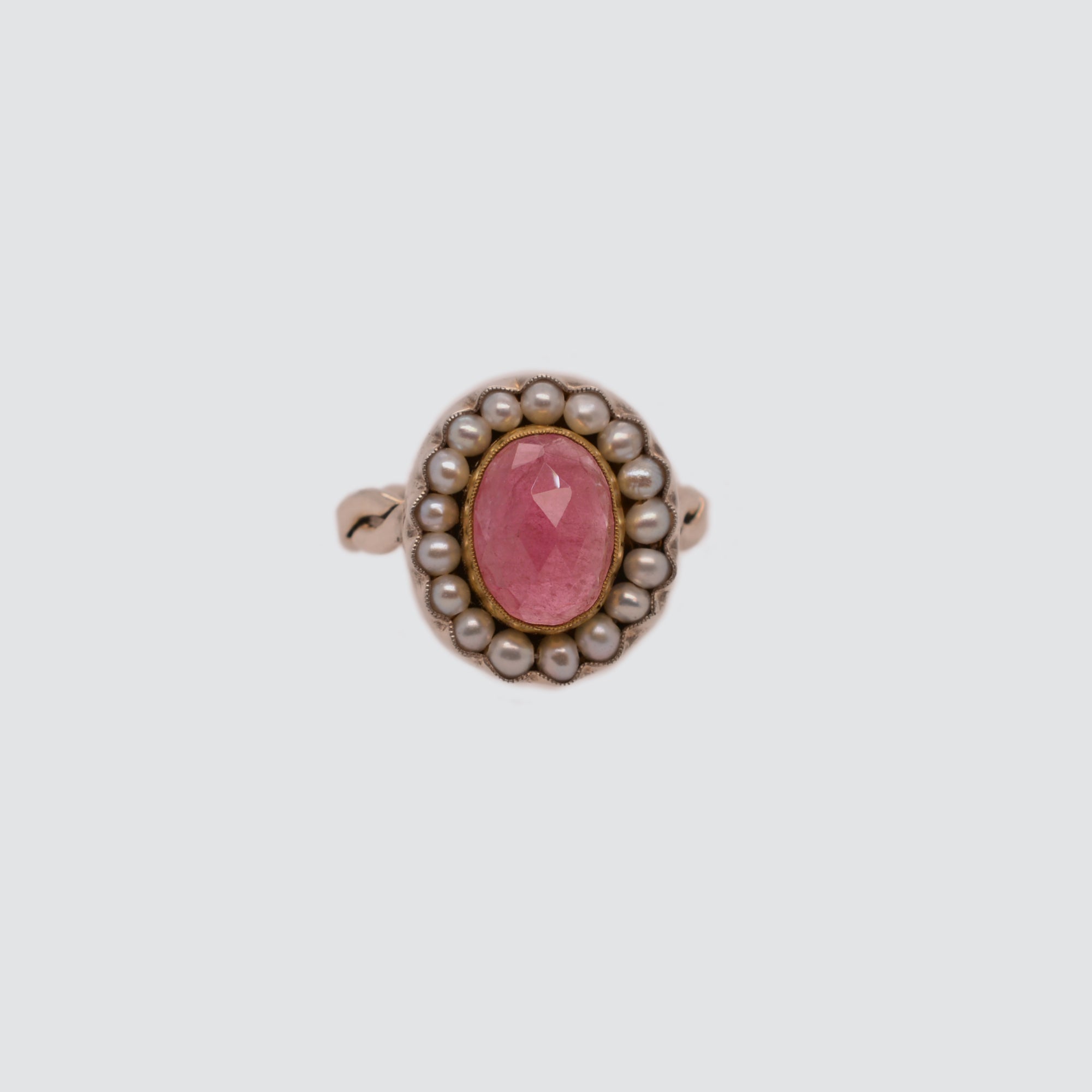 HEIRLOOM RING //  PINK TOURMALINE