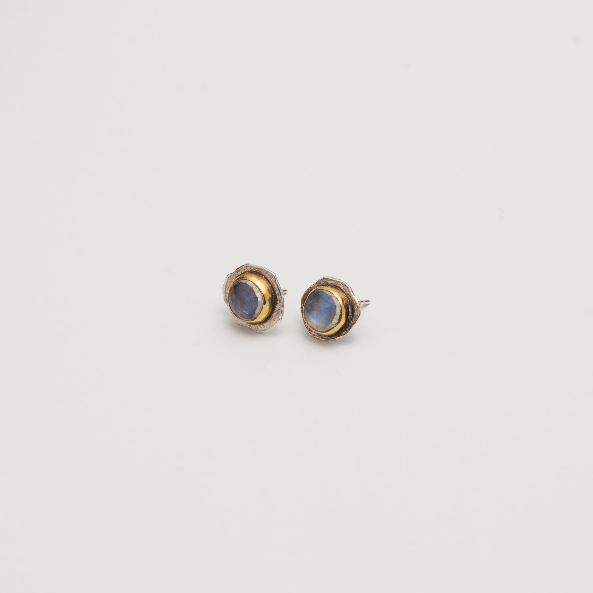 VIOLA // MOONSTONE STUD EARRINGS