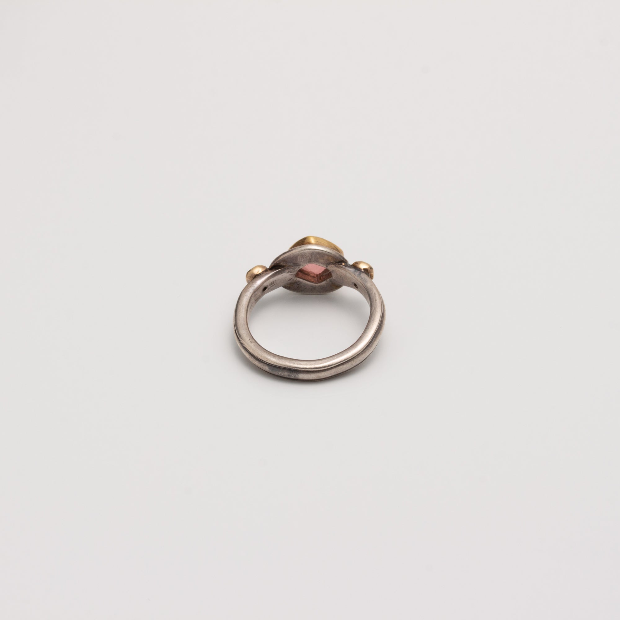 PINK TOURMALINE & RUBY RING