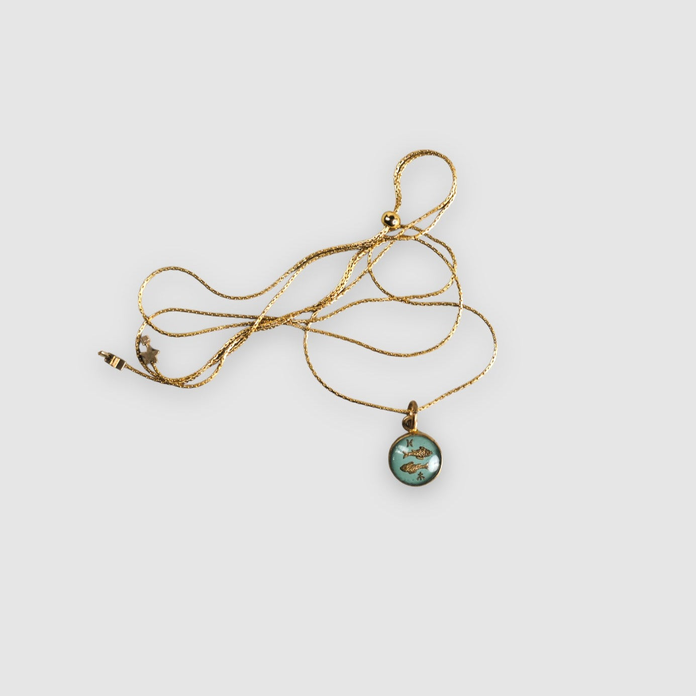 IN THE STARS INTAGLIO NECKLACE// PISCES