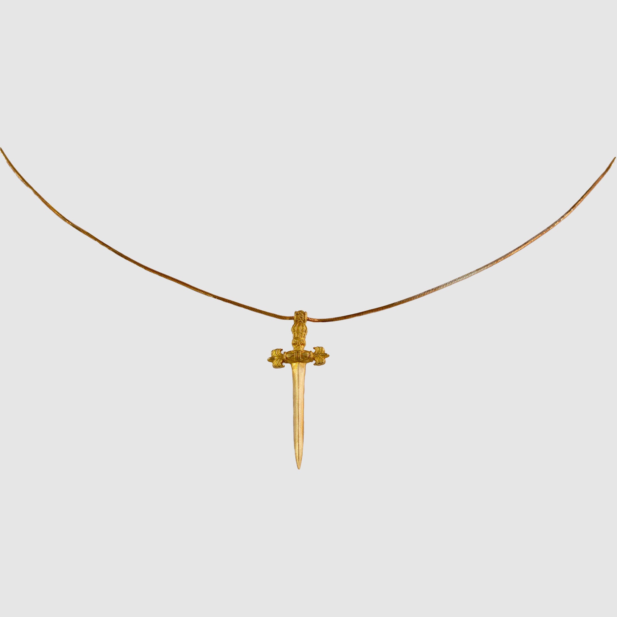 GREAT SUCCESS ADJUSTABLE LENGTH  NECKLACE // SWORD