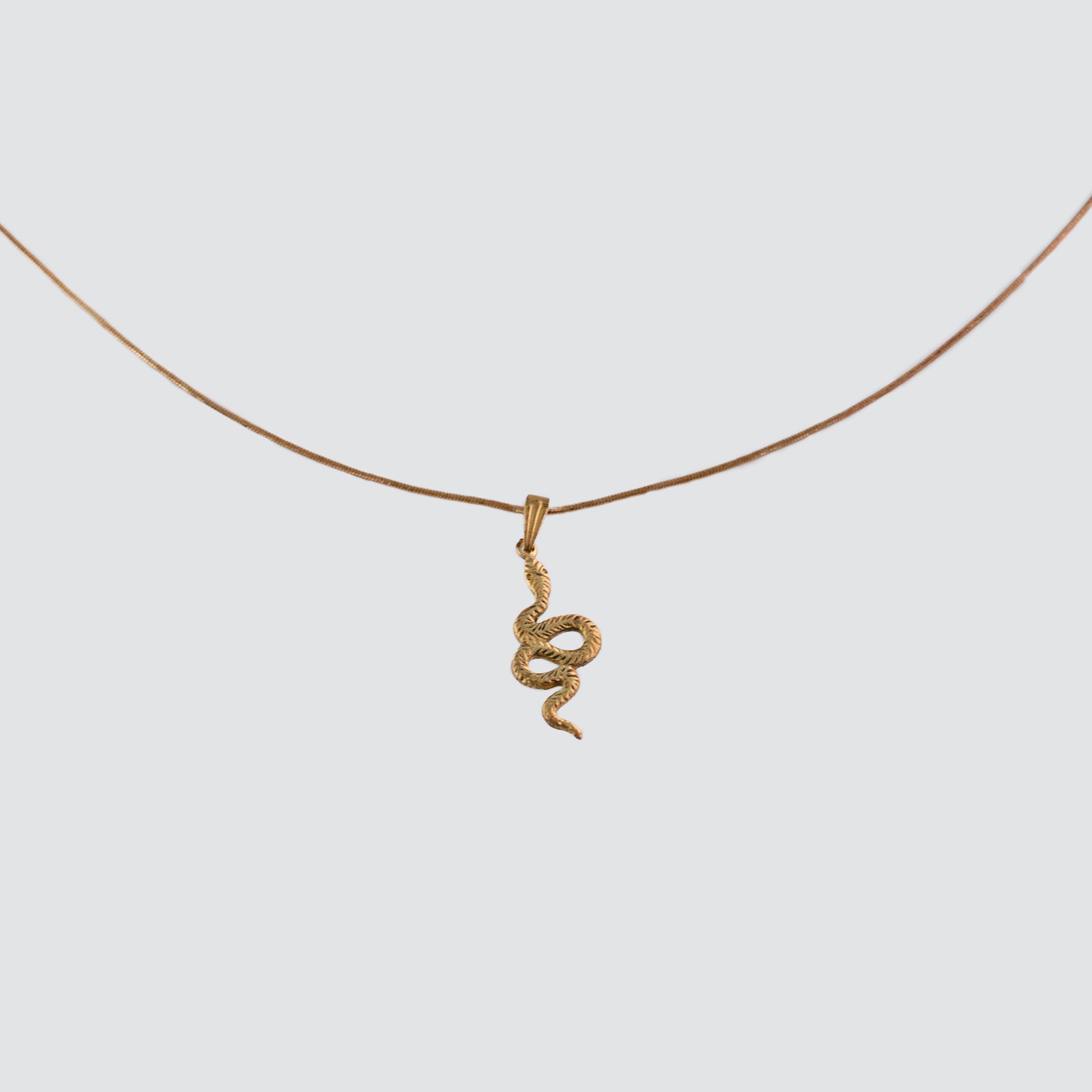 GREAT SUCCESS ADJUSTABLE LENGTH  NECKLACE // SERPENT