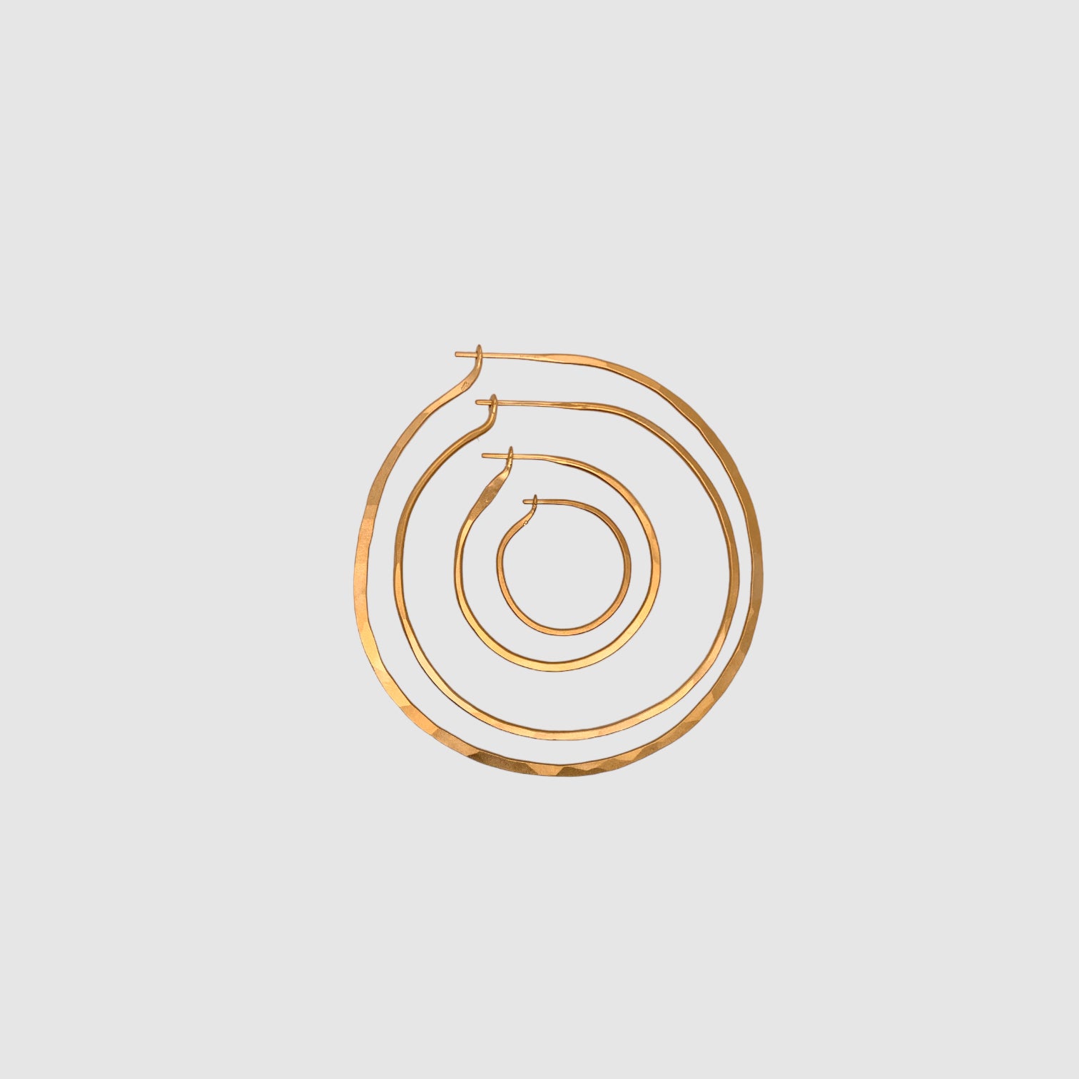 HOOPS // SMALL // ROUND // VERMEIL