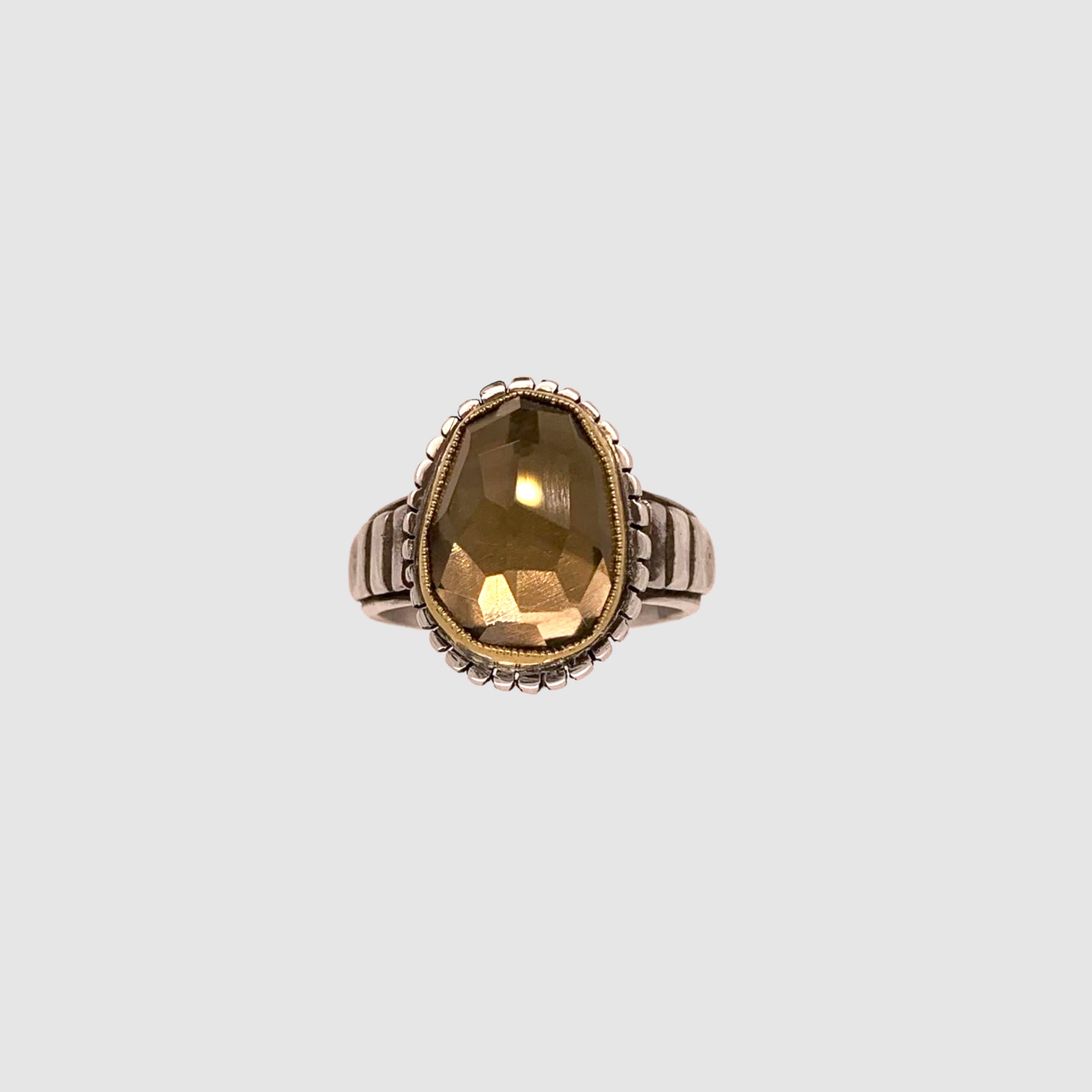 HEIRLOOM RING // FLOWER // SMOKY QUARTZ