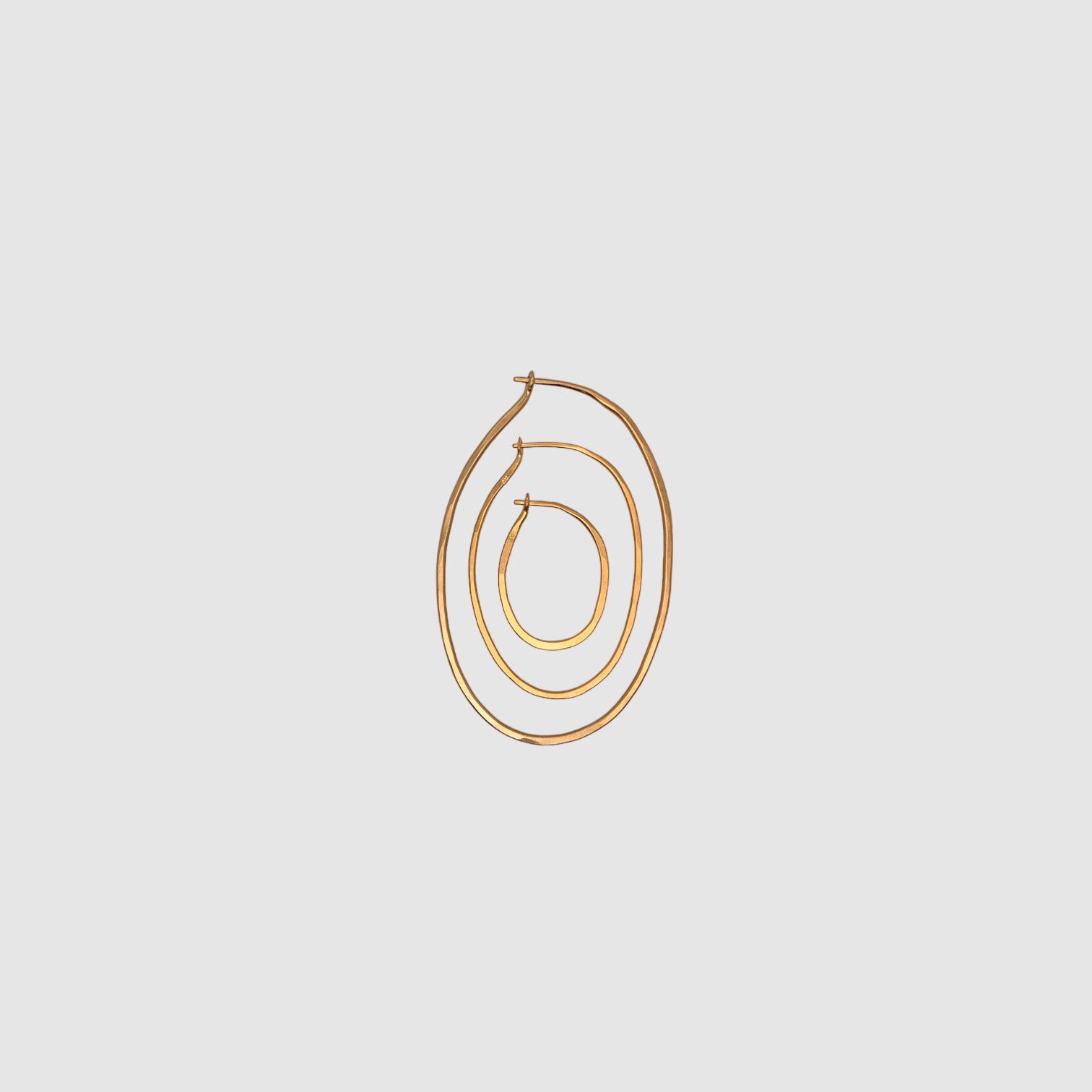 HOOPS // LARGE // OVAL // VERMEIL