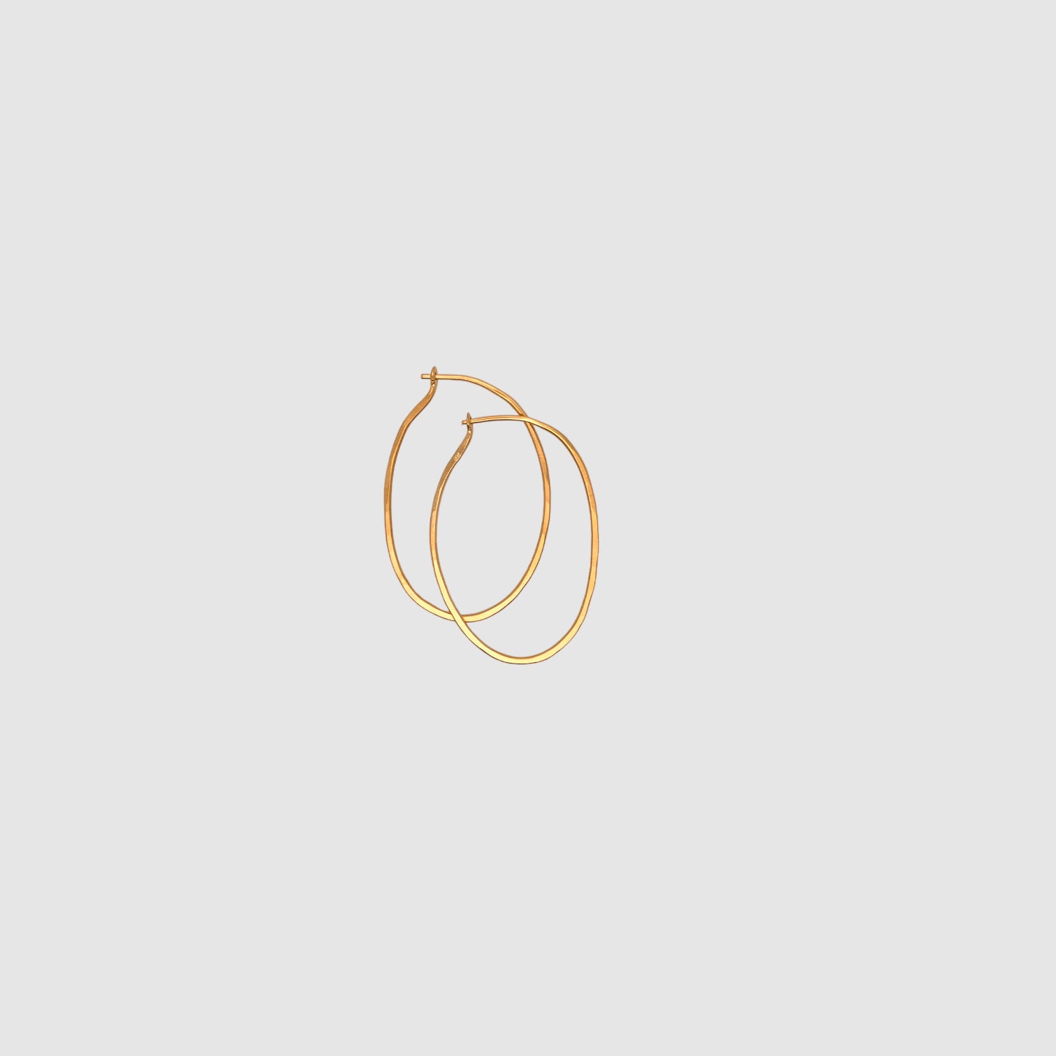 HOOPS // MEDIUM // OVAL // VERMEIL