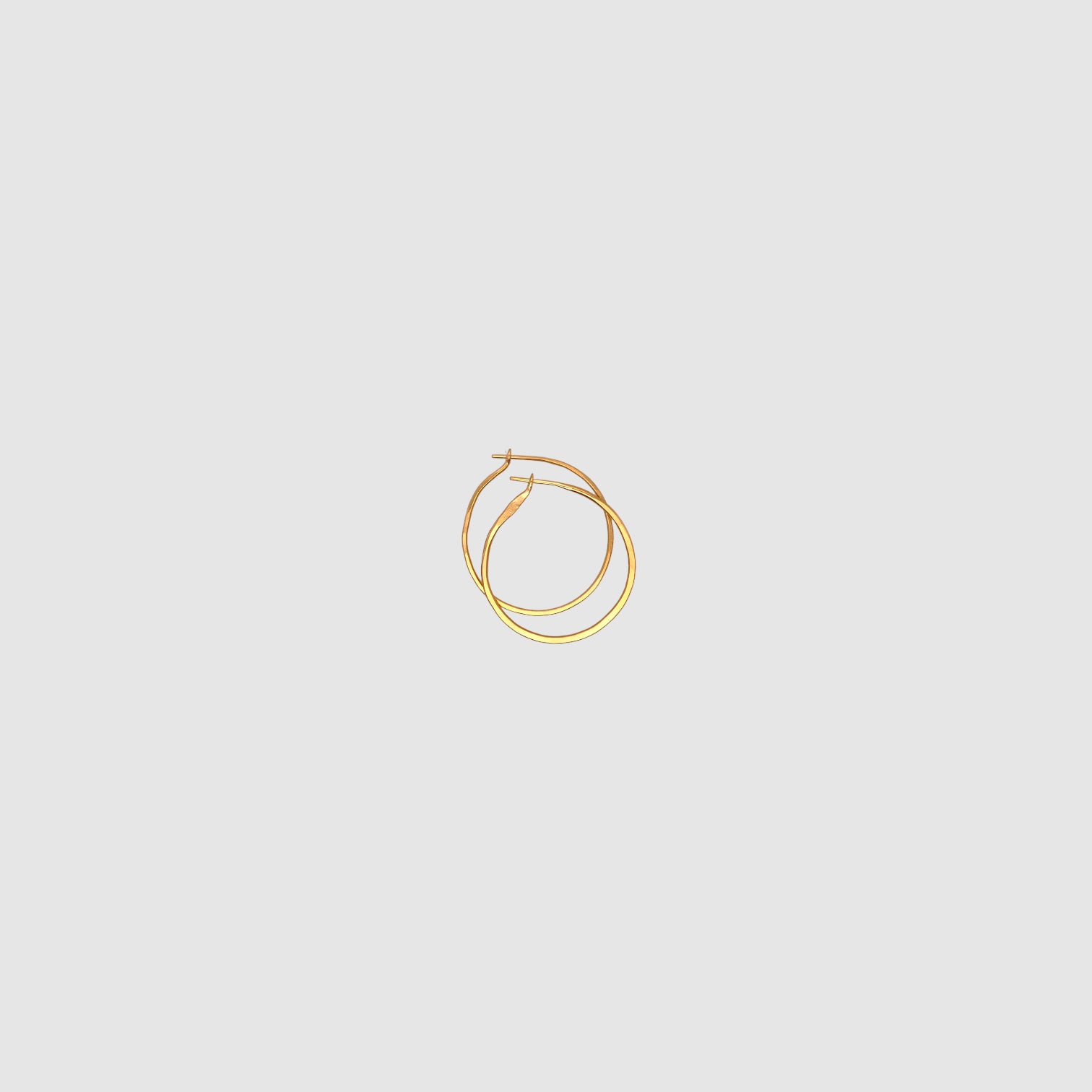 HOOPS // SMALL // ROUND // VERMEIL