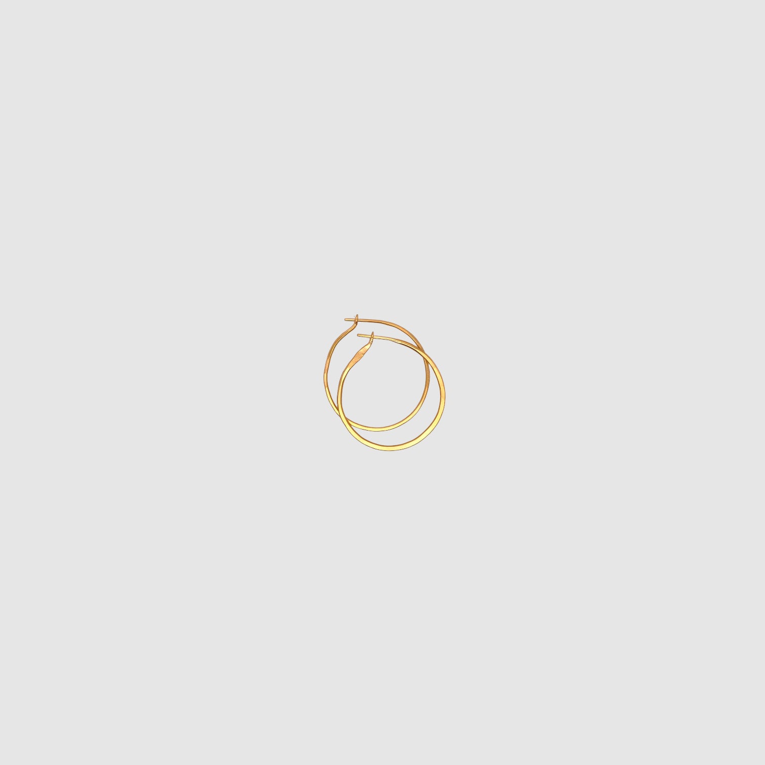 HOOPS // SMALL // ROUND // VERMEIL
