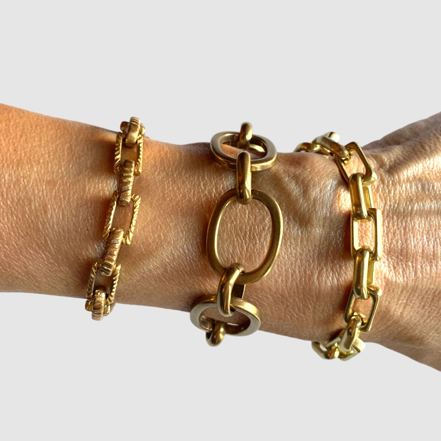 DELUXE // BRACELET // SOLID BRASS // SQUARES