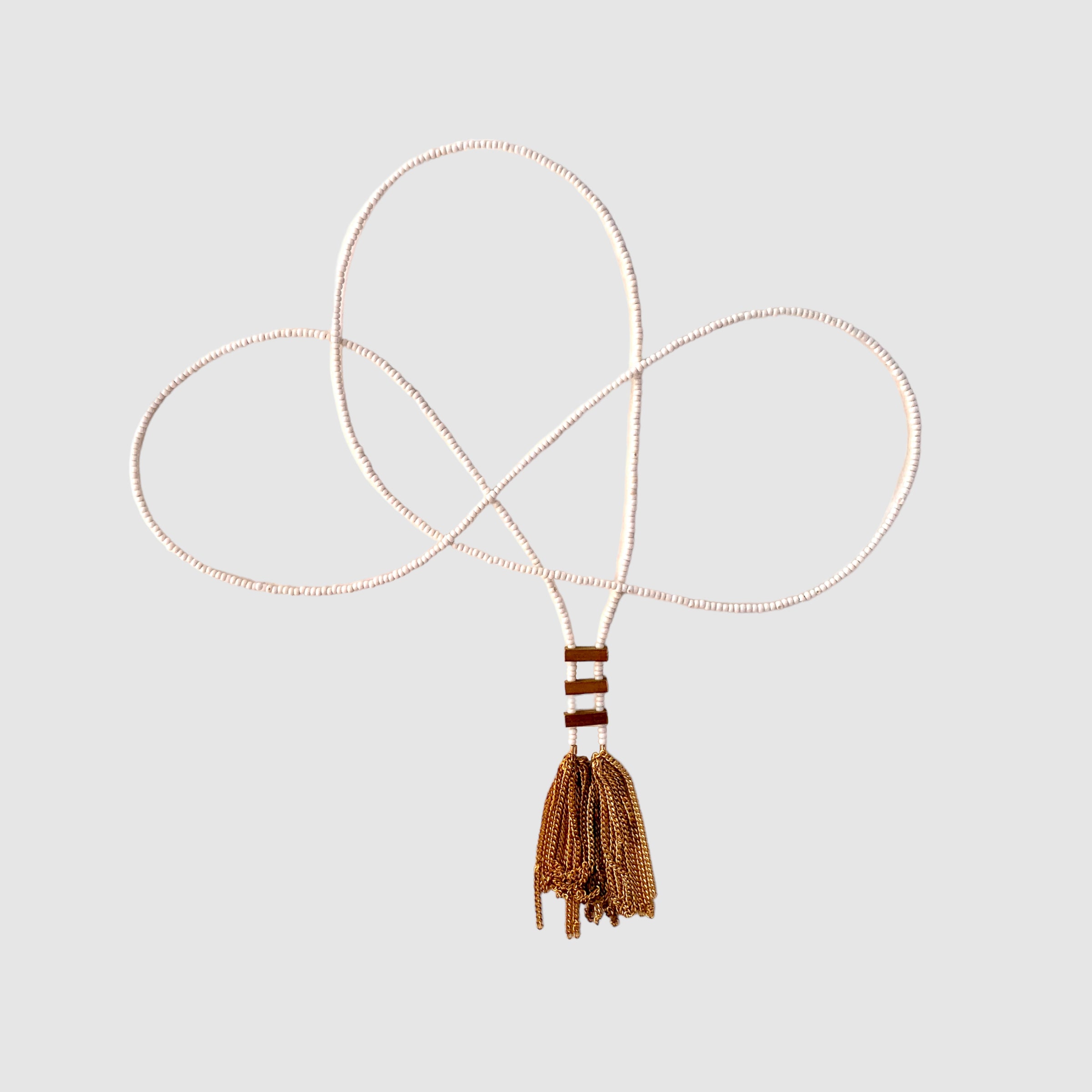 NOMAD // TRAVEL NECKLACE // WHITE
