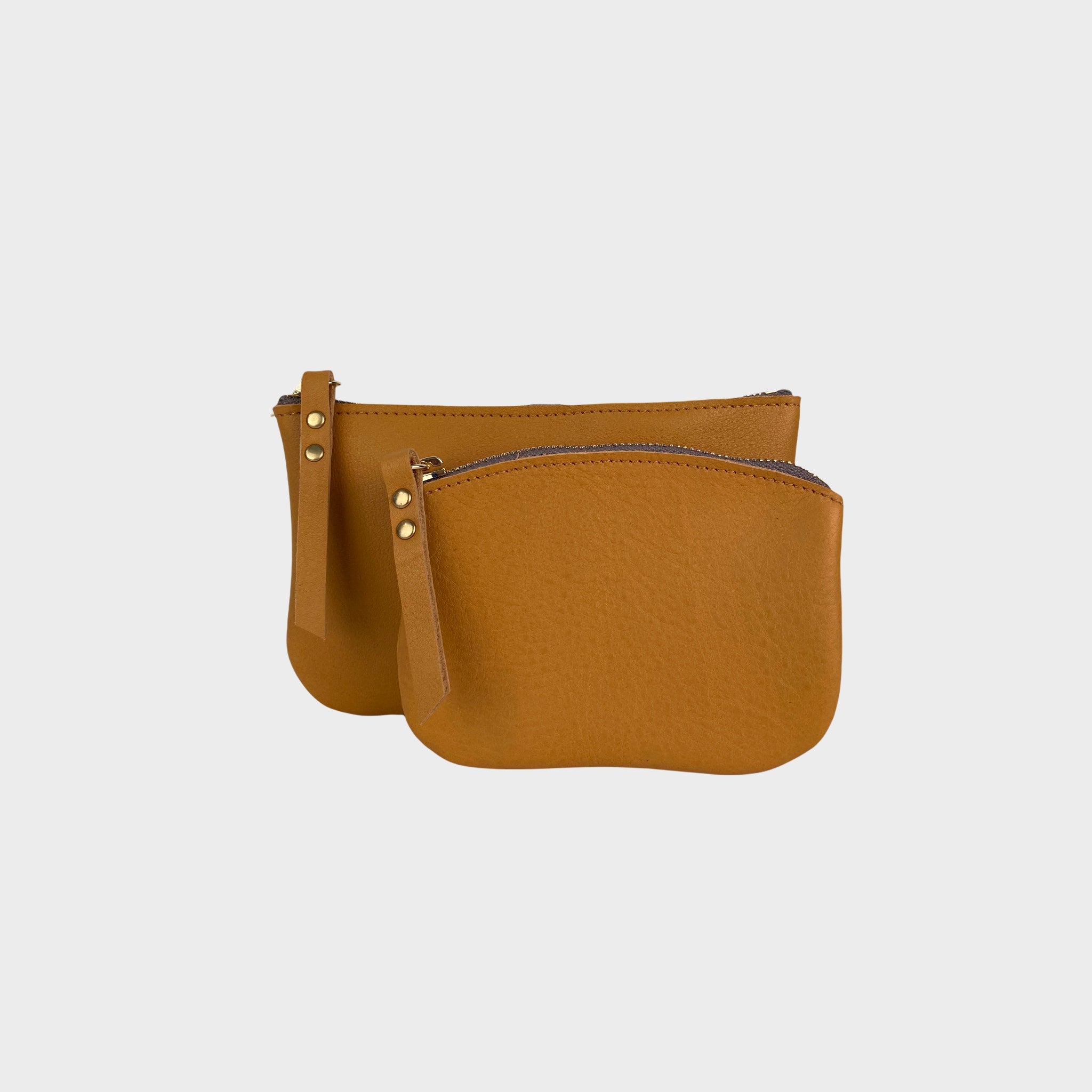 SMALL ZIPPER WALLET // DARK HONEY