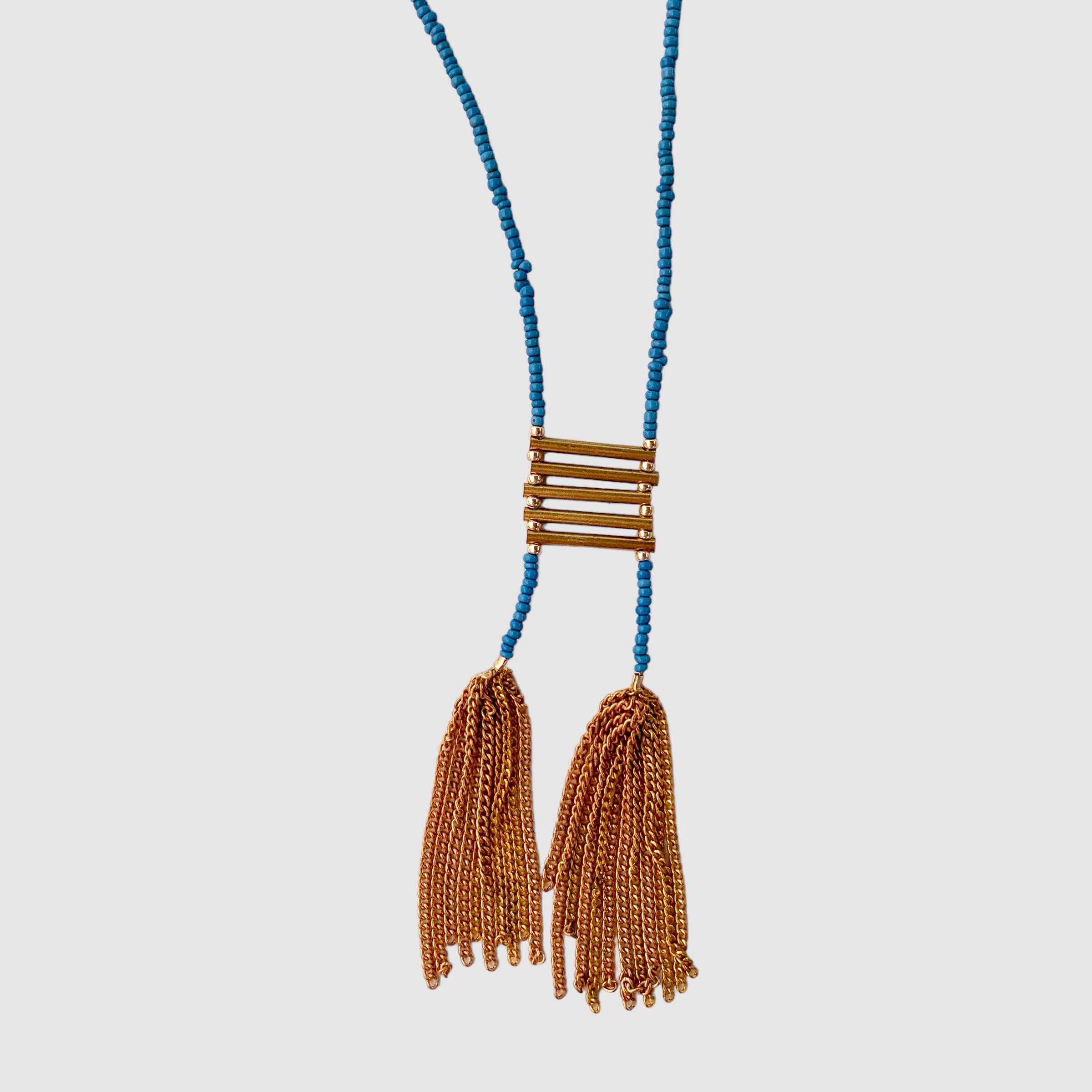 NOMAD // TRAVEL NECKLACE // INDIGO