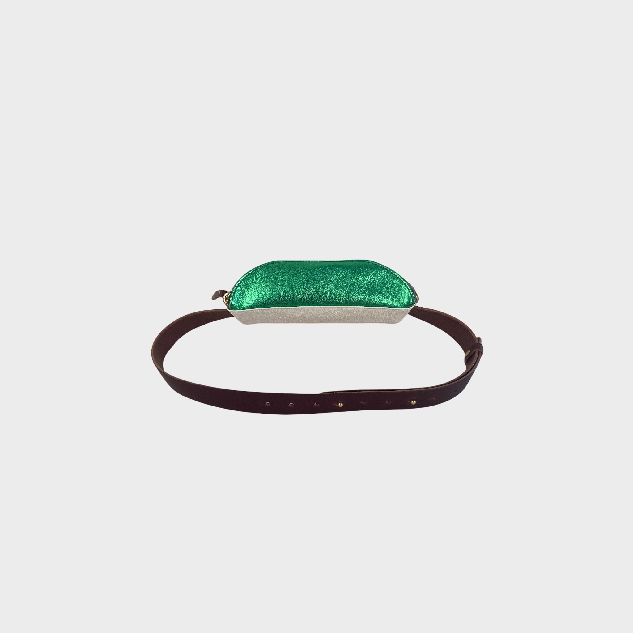 TUCKER BELT BAG // WHITE EMERALD