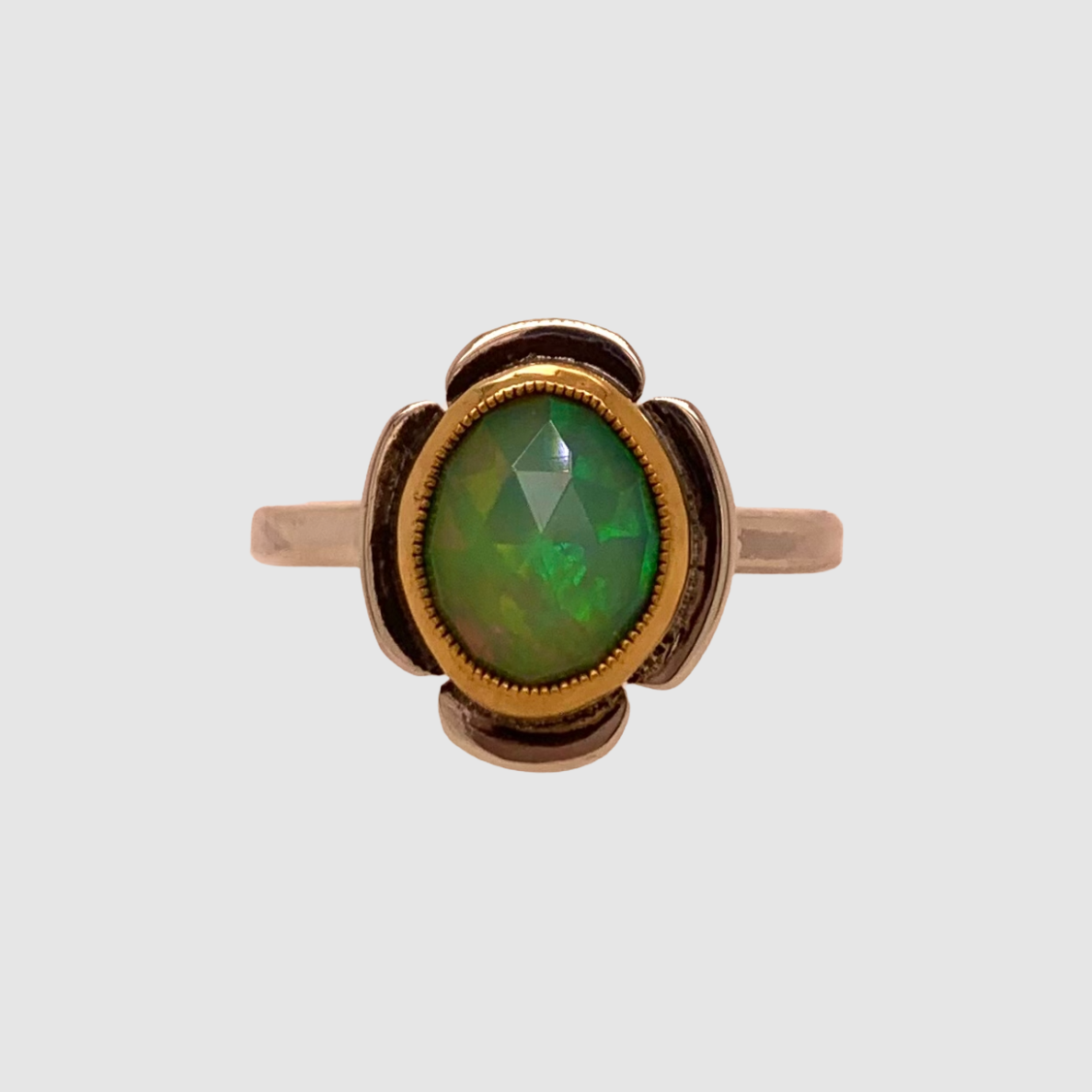 HEIRLOOM RING // FLOWER // OPAL