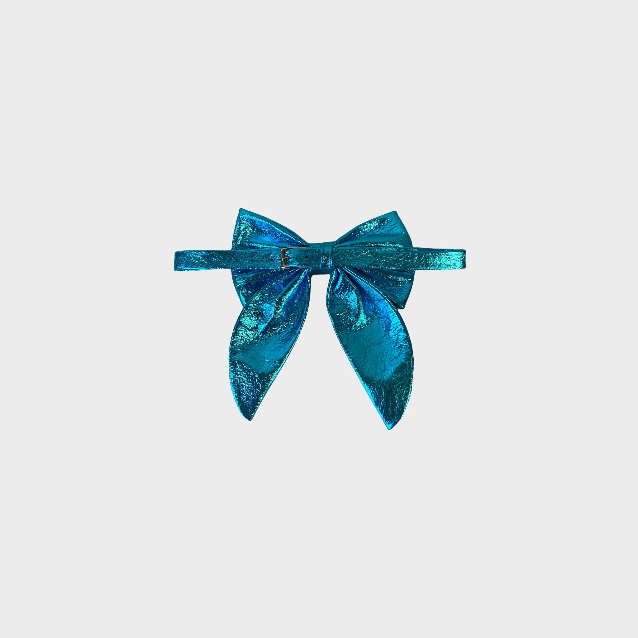 WINGED NECK BOW // TENACIOUS TEAL