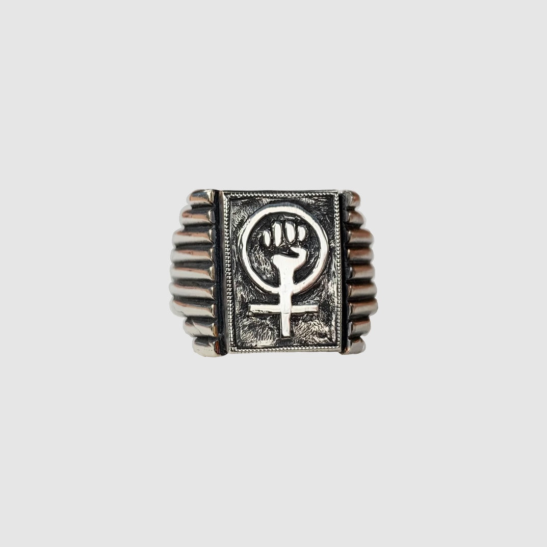 PUEBLO DECO SIGNET RING // POWER