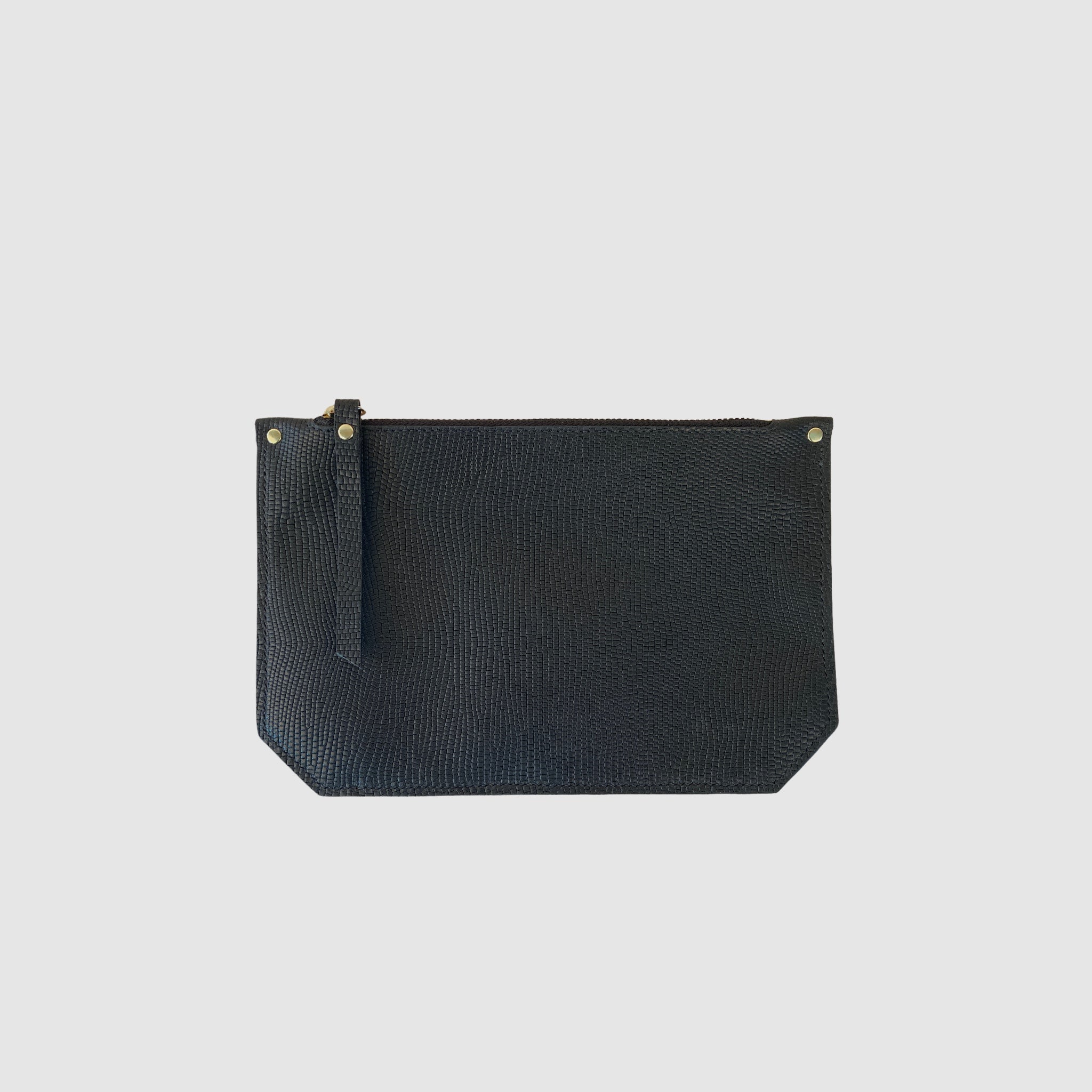 PETRA CLUTCH // CHARCOAL