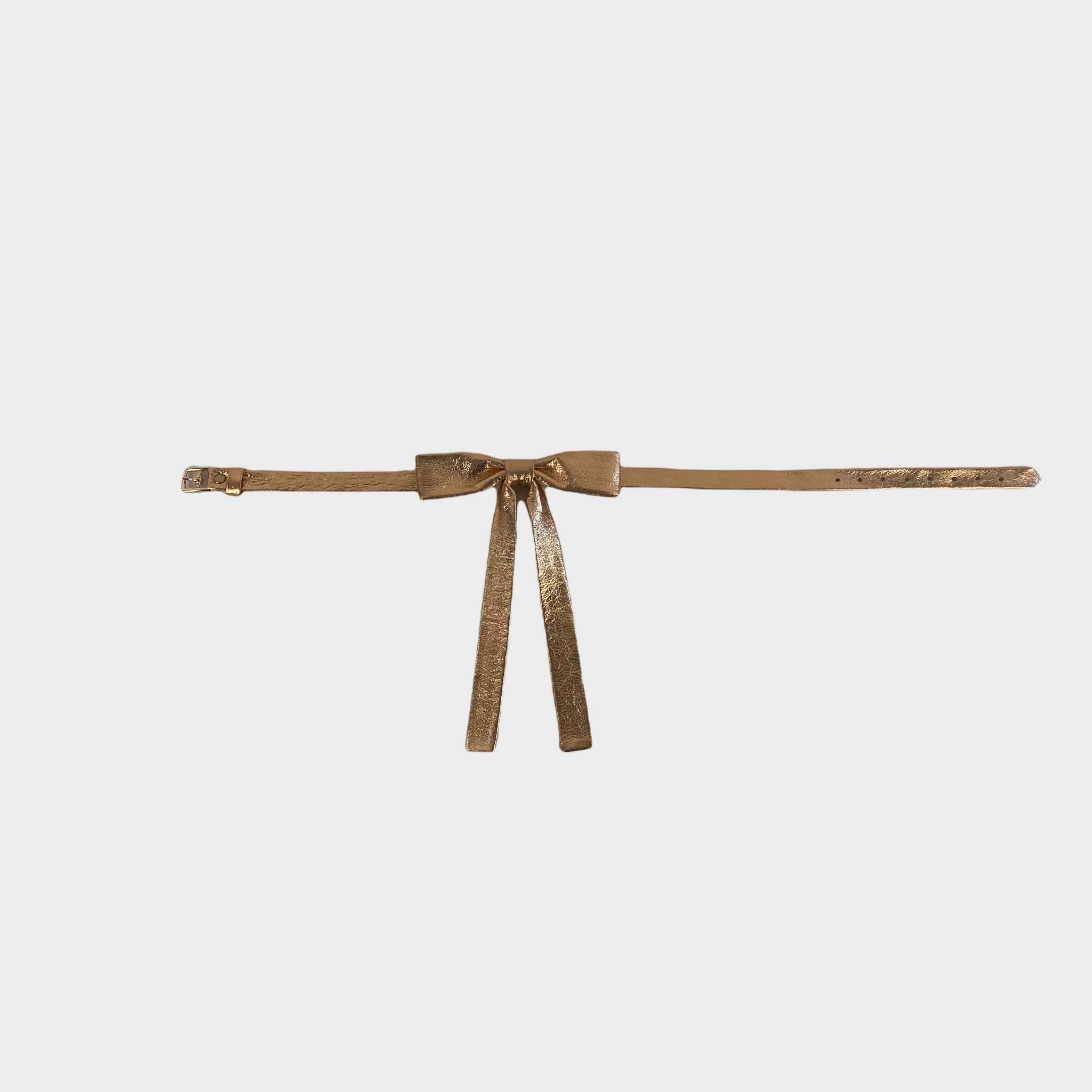 WILDER NECK BOW // APRICOT TROT