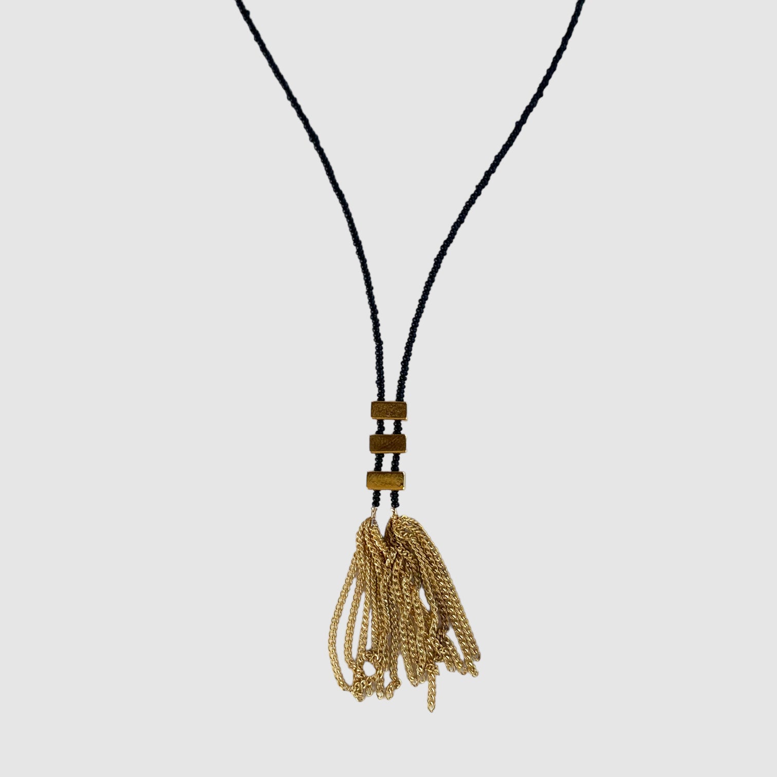 NOMAD // TRAVEL NECKLACE // BLACK